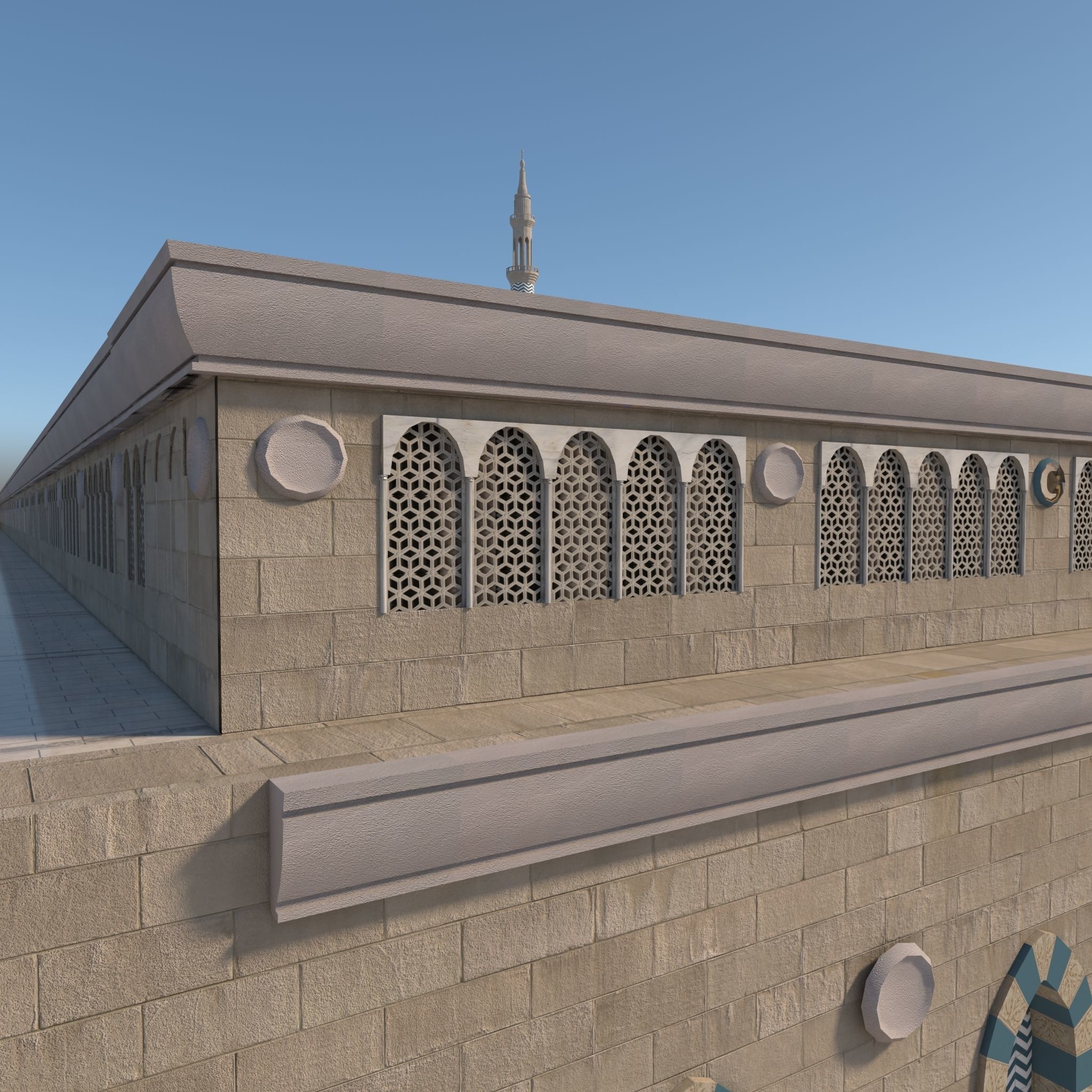 Masjid Nabawi 3D model_45