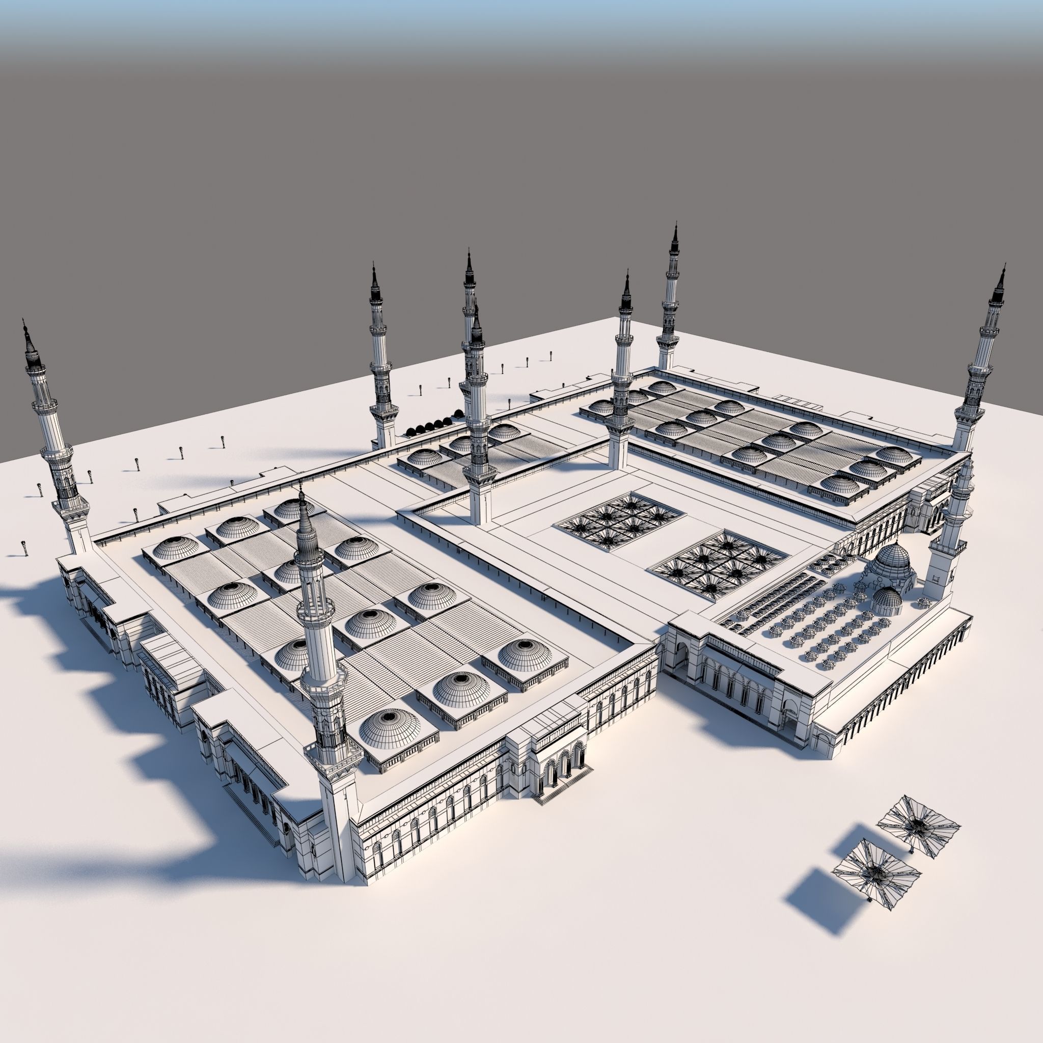 Masjid Nabawi 3D model_2