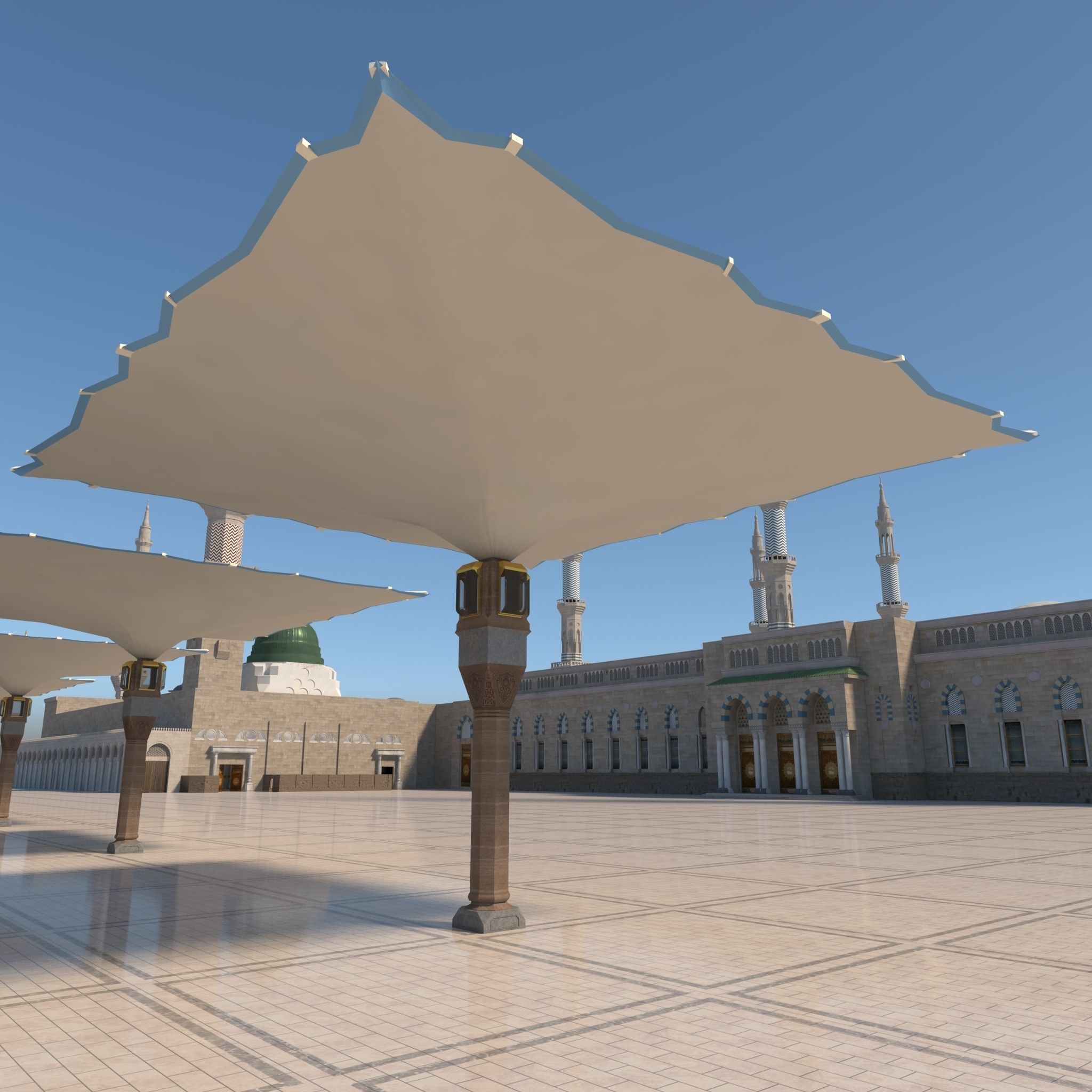 Masjid Nabawi 3D model_55