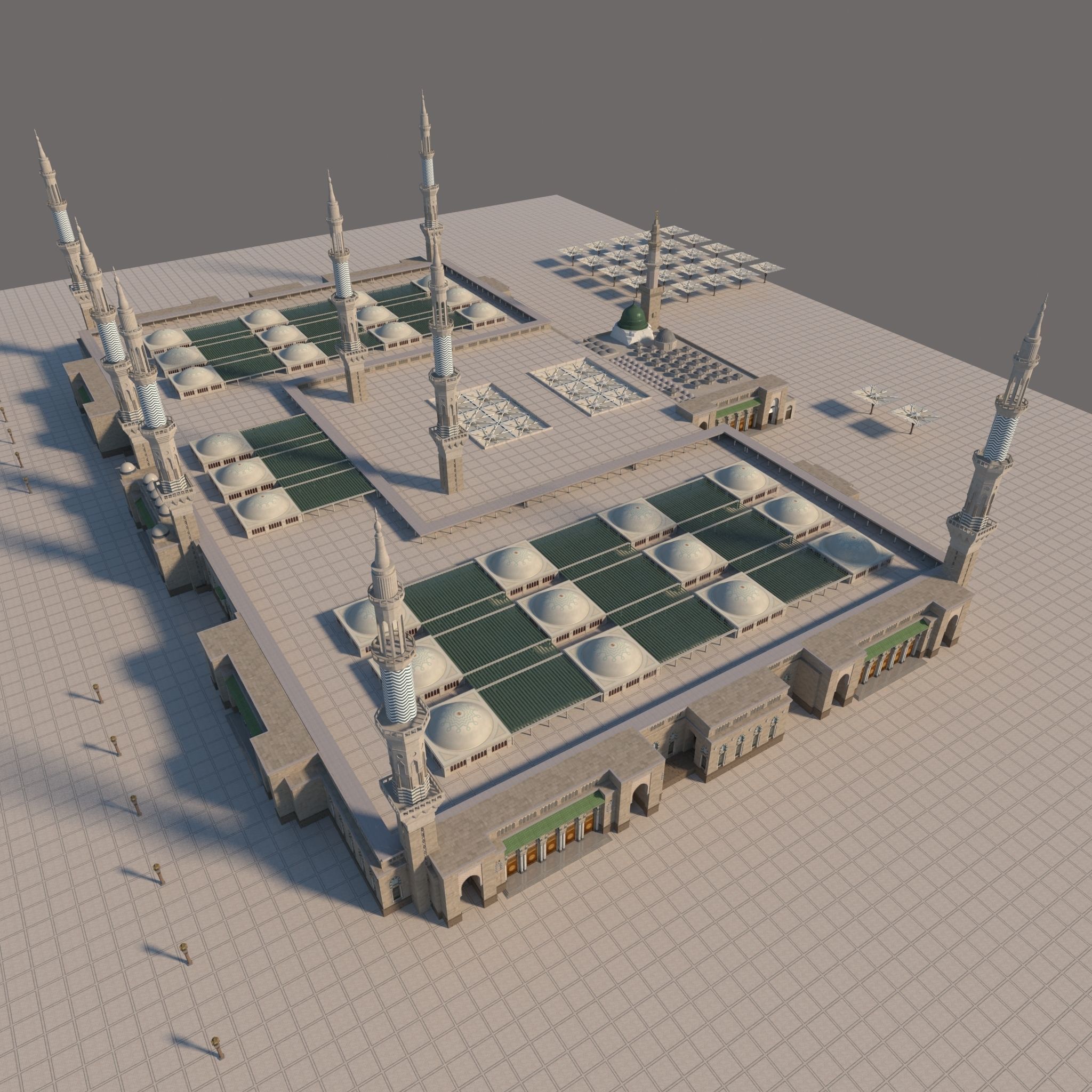 Masjid Nabawi 3D model_7