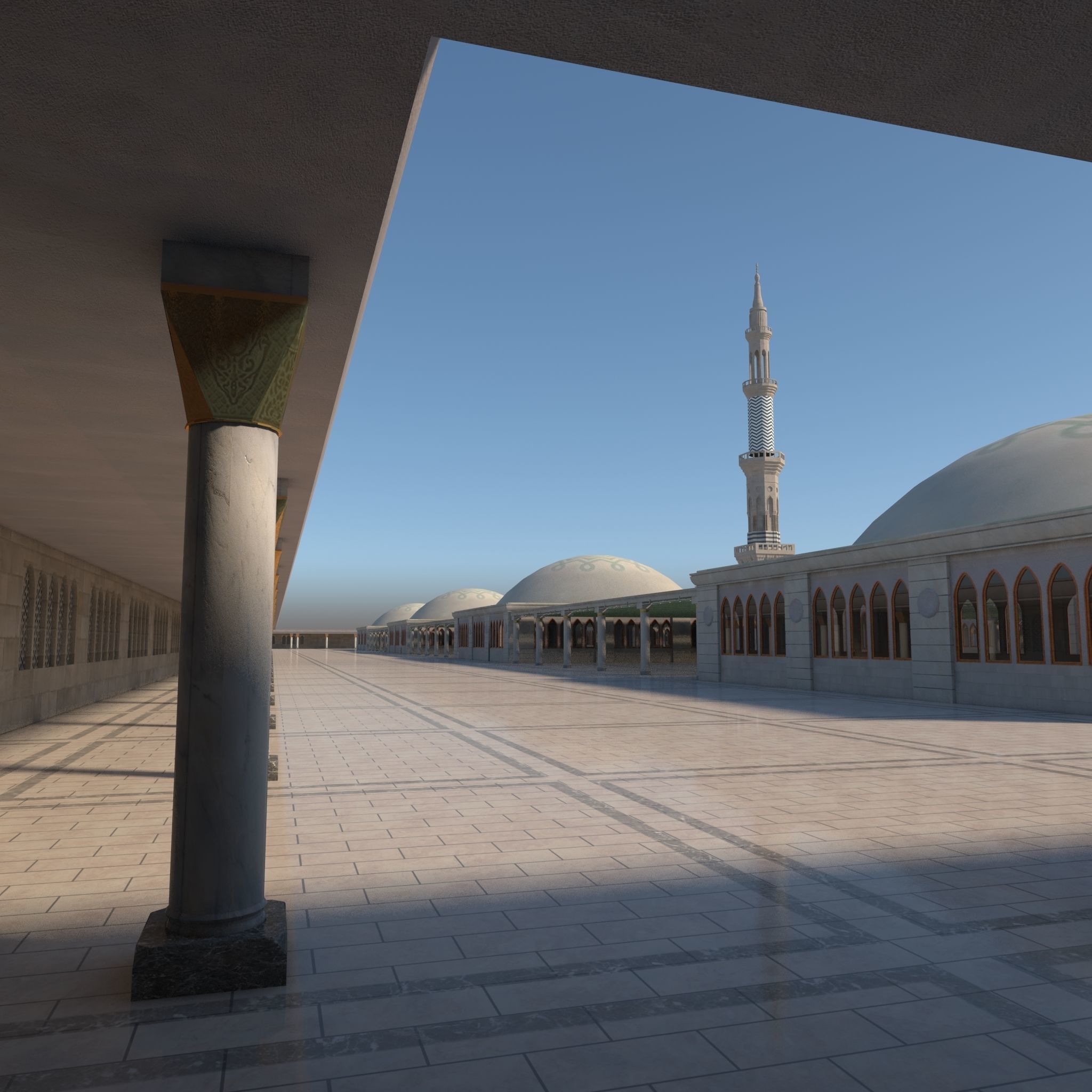Masjid Nabawi 3D model_37