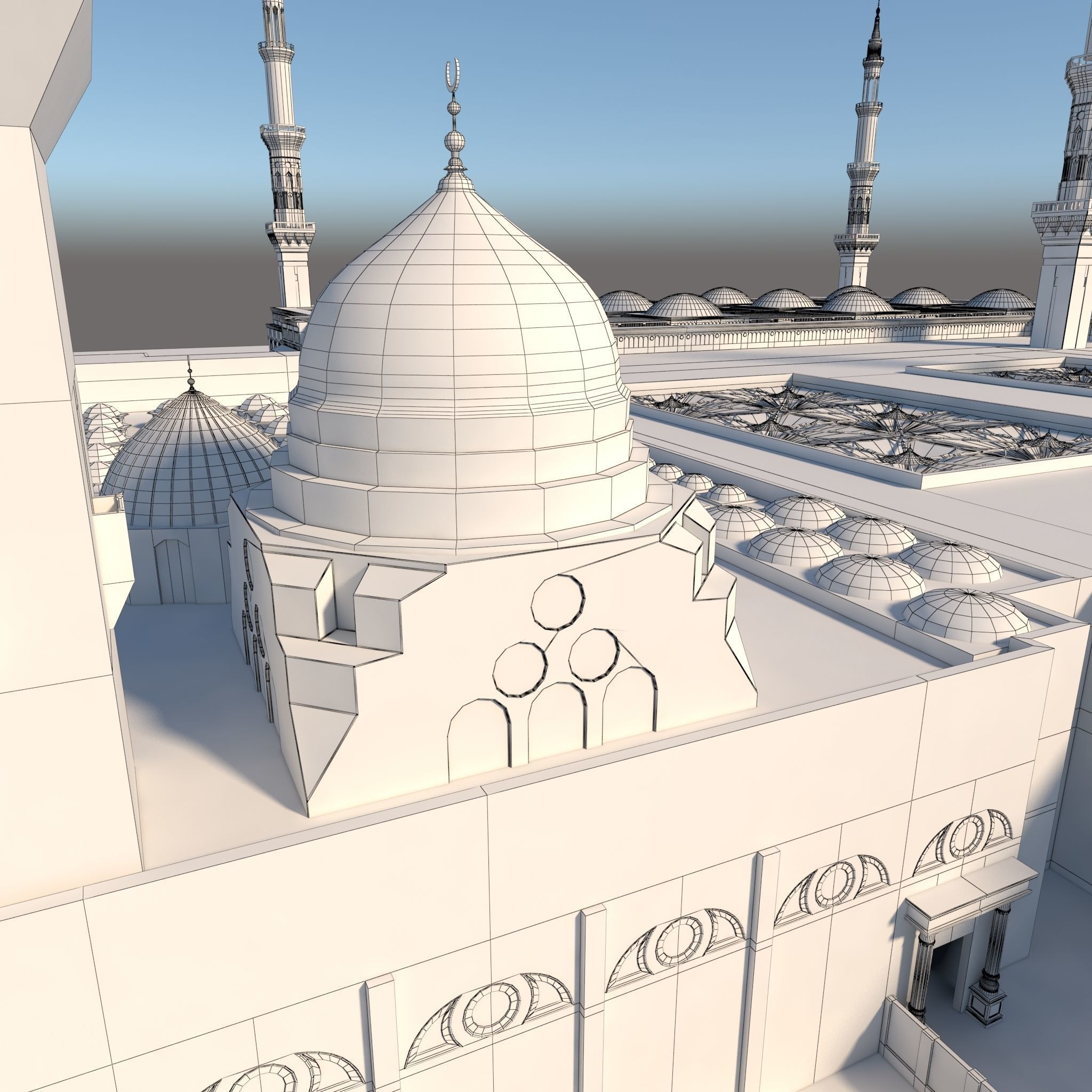 Masjid Nabawi 3D model_32