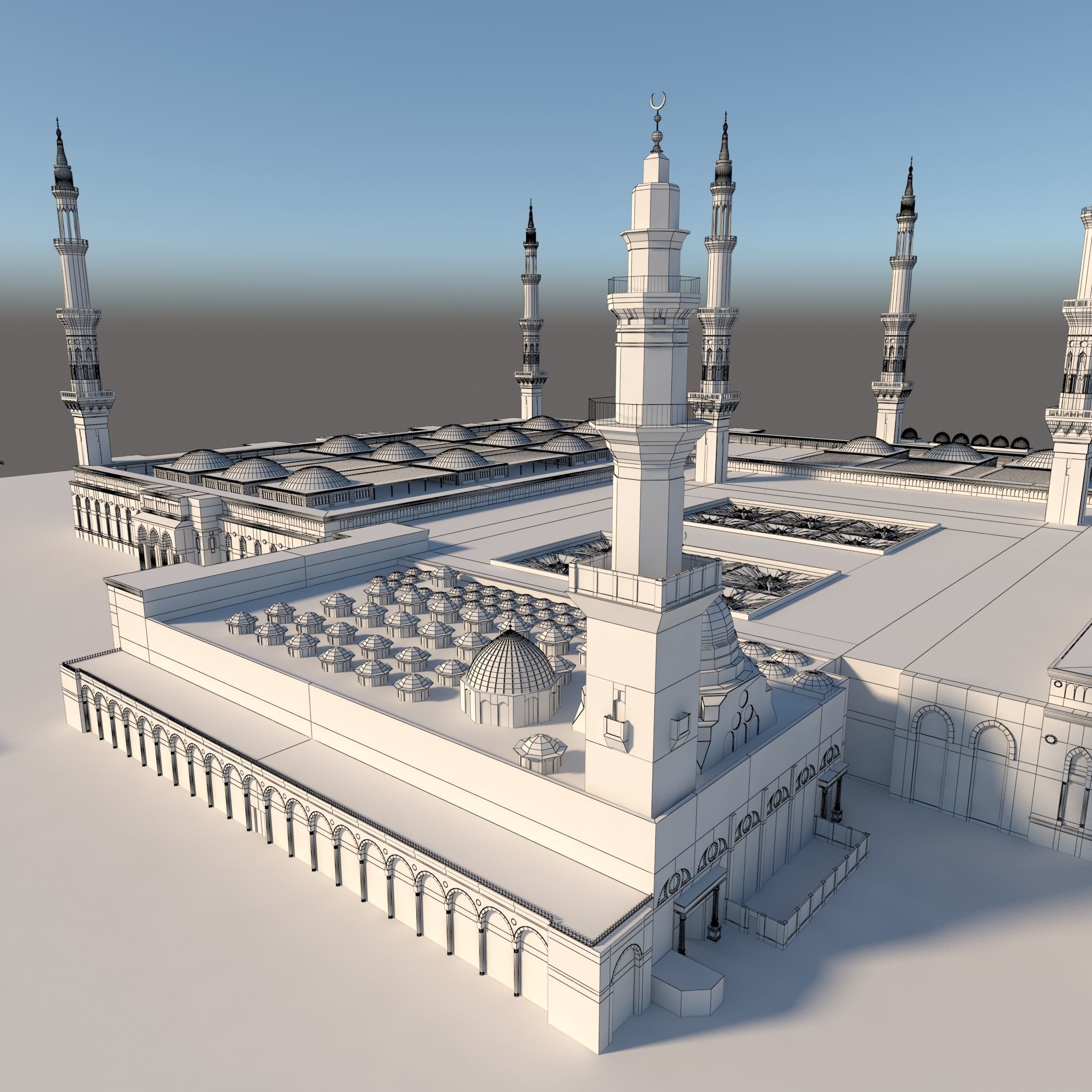 Masjid Nabawi 3D model_16