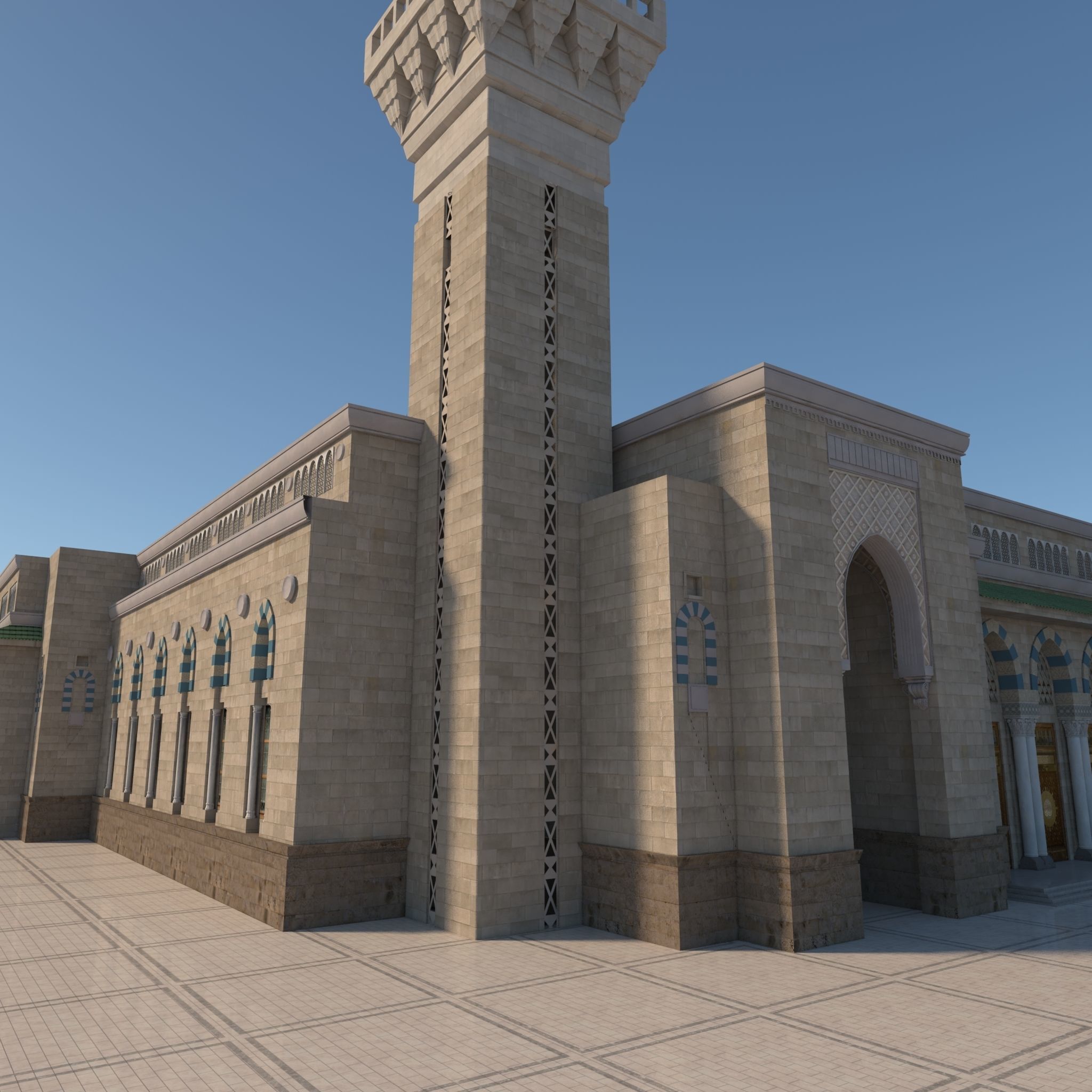 Masjid Nabawi 3D model_25