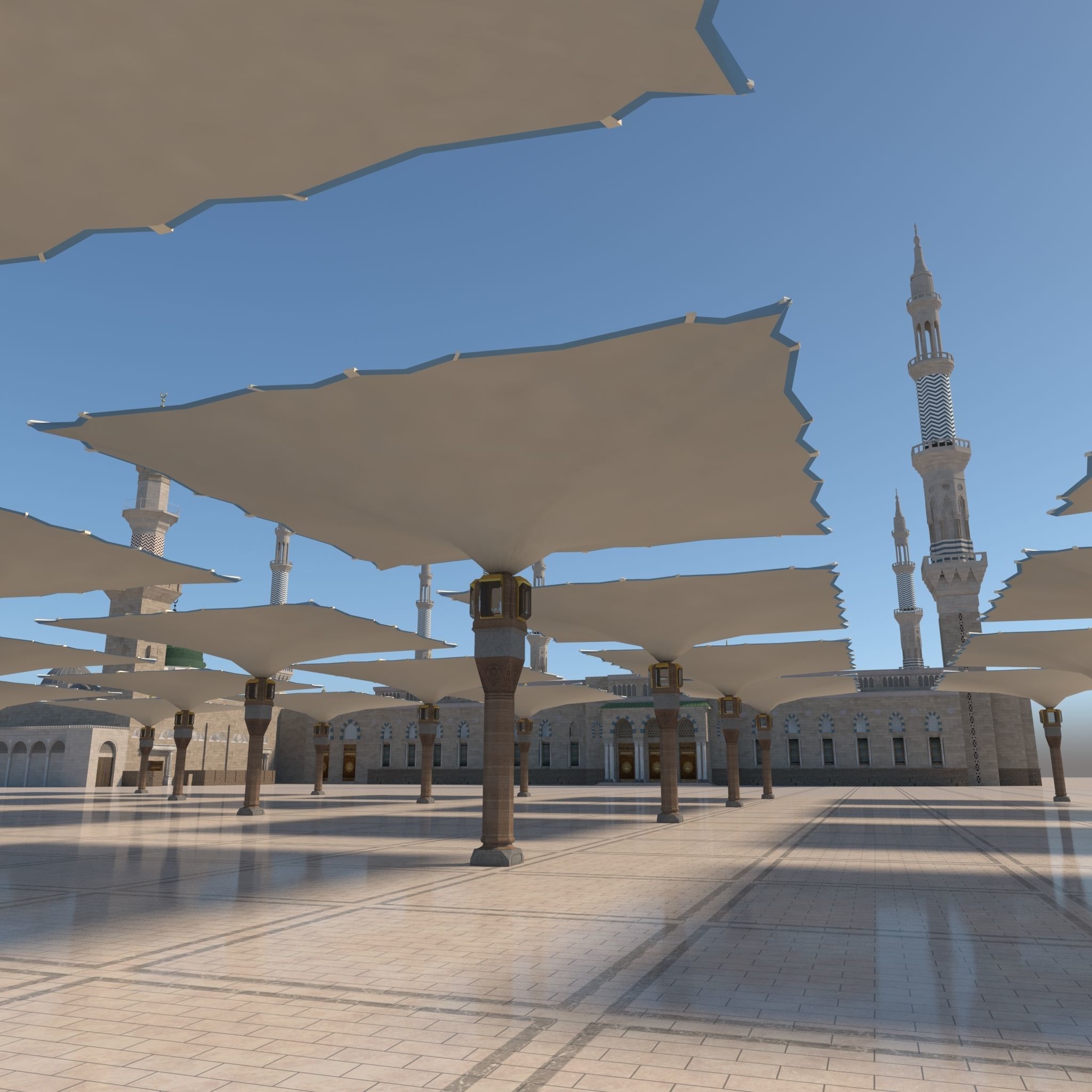Masjid Nabawi 3D model_57