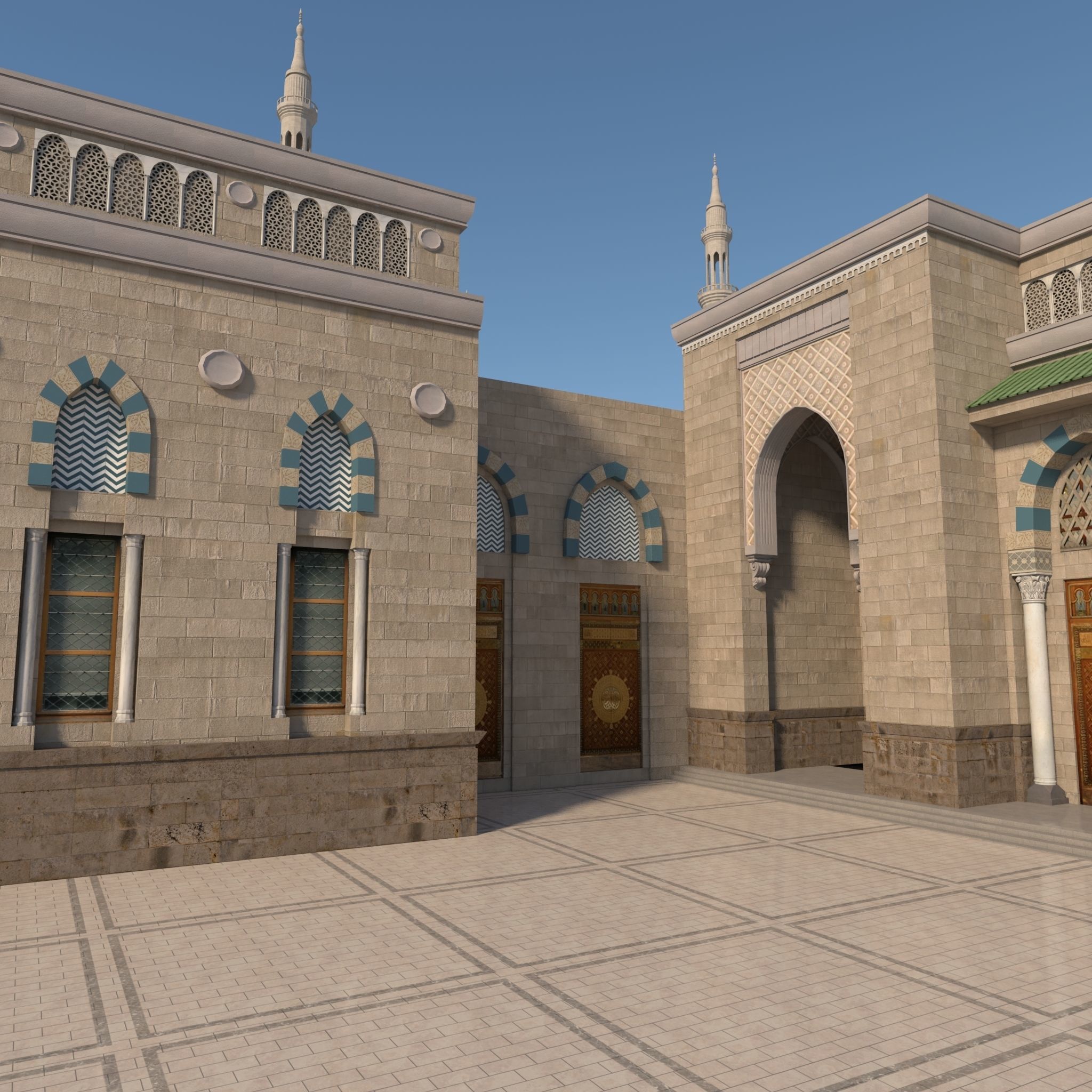 Masjid Nabawi 3D model_33