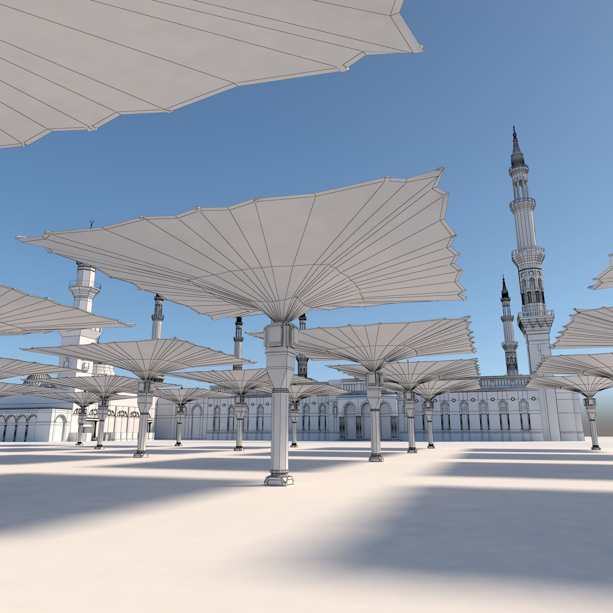 Masjid Nabawi 3D model_58