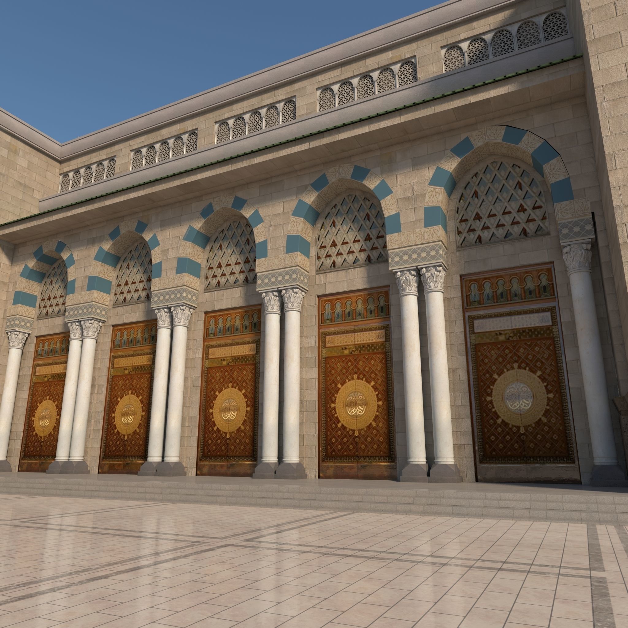 Masjid Nabawi 3D model_21