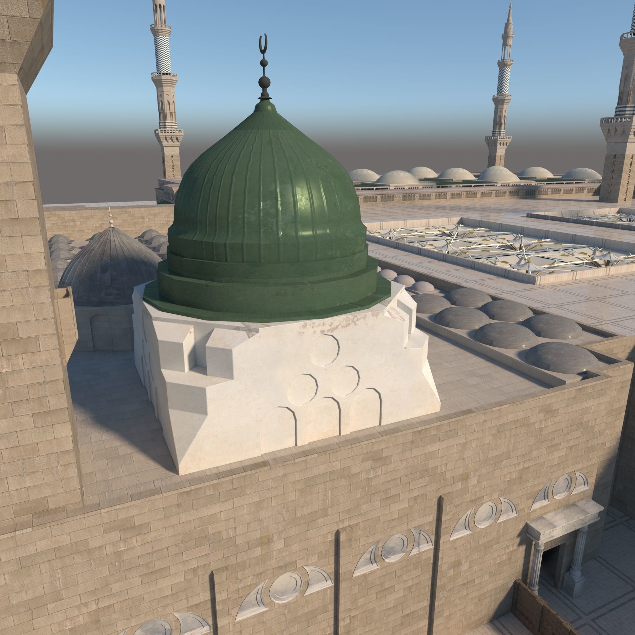 Masjid Nabawi 3D model_31
