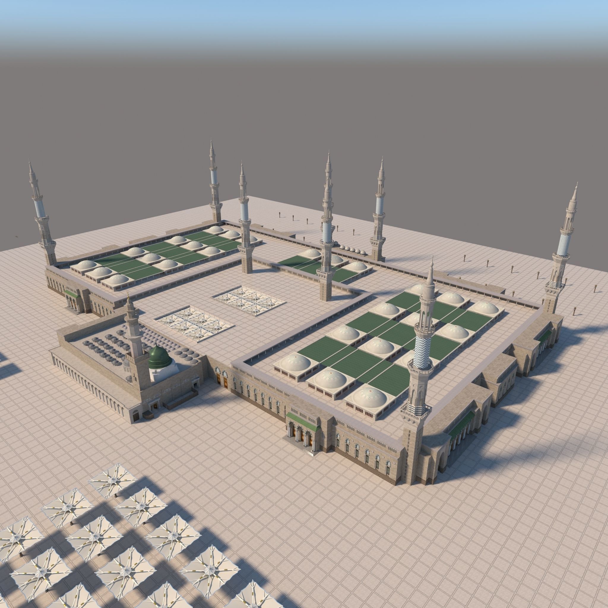 Masjid Nabawi 3D model_3