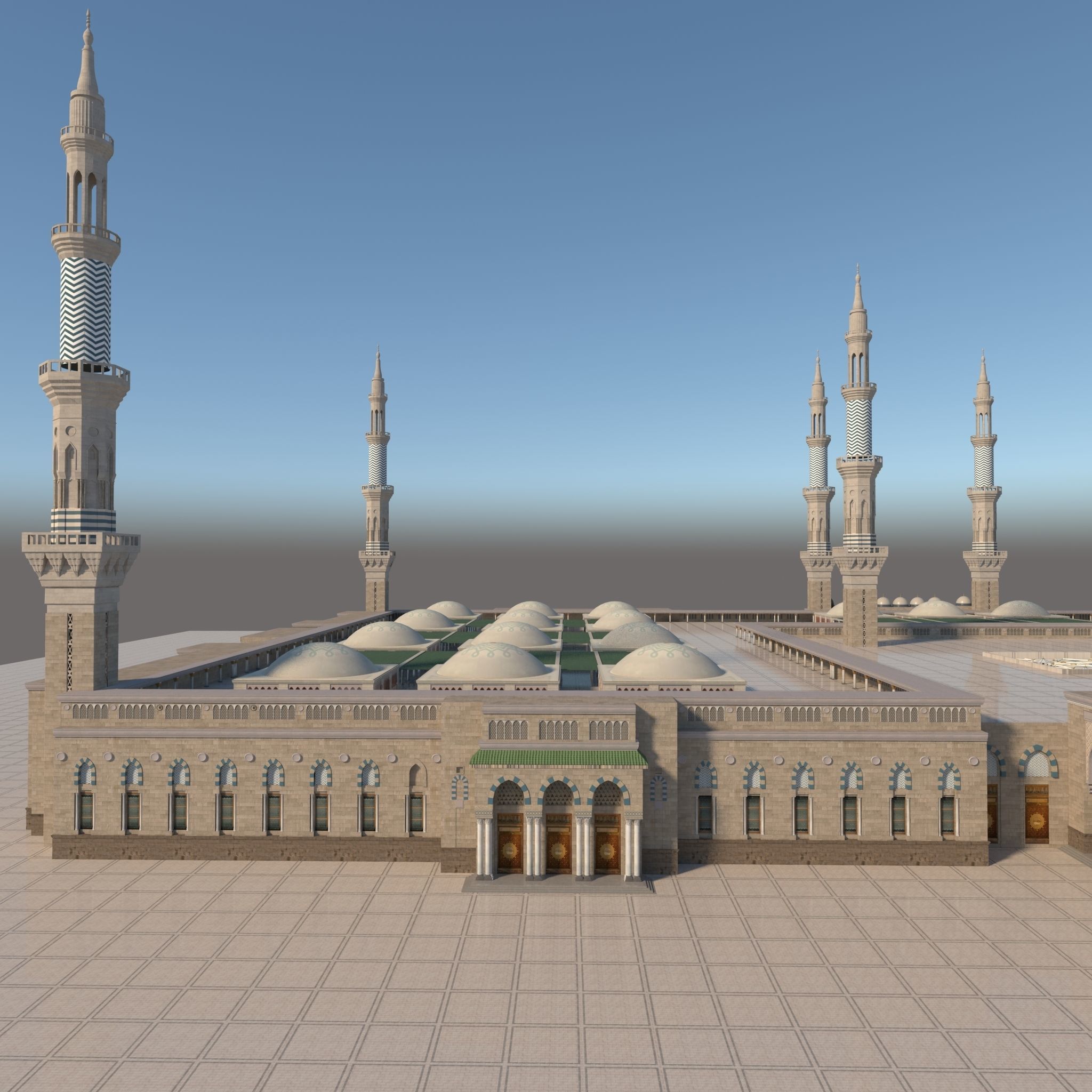 Masjid Nabawi 3D model_11