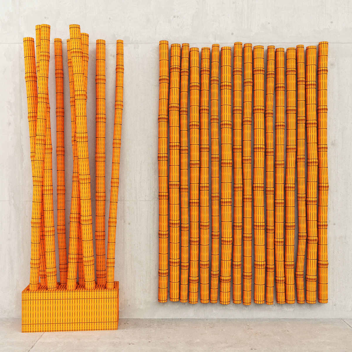 Bamboo decor n24 3D model_3