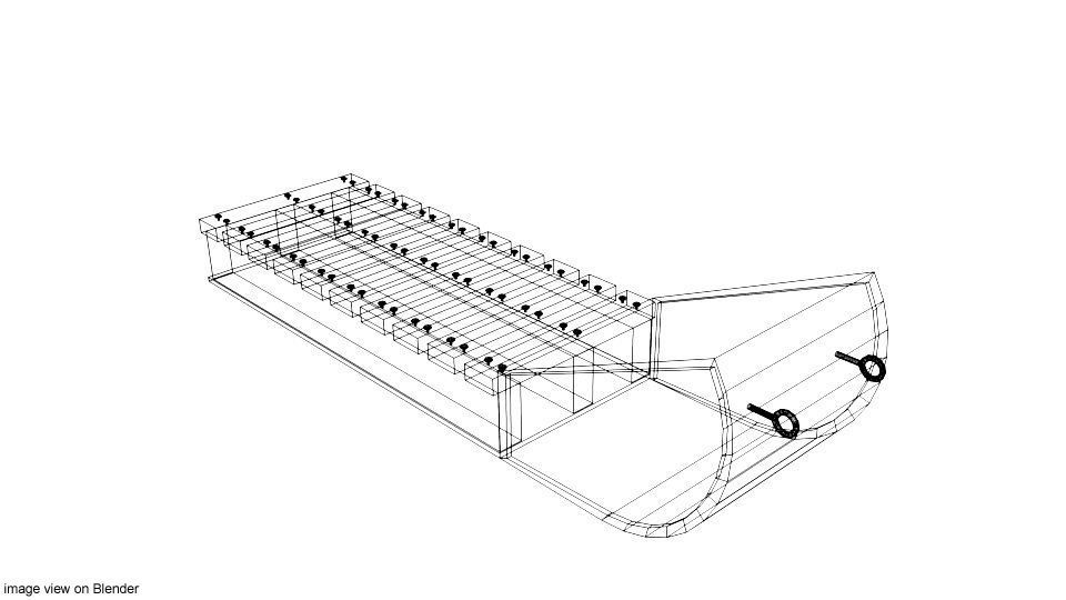 Sled - type 2 3D model_3