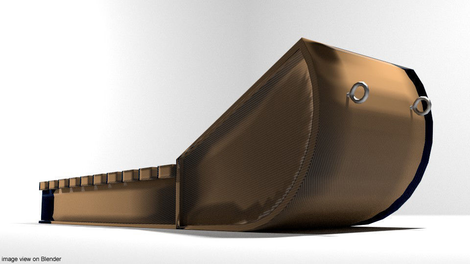 Sled - type 2 3D model_2