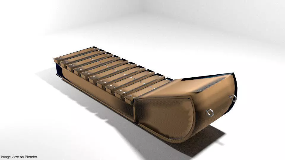 Sled - type 2 3D model_0