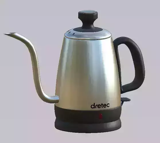 Dretec Kettle Low-poly 3D model