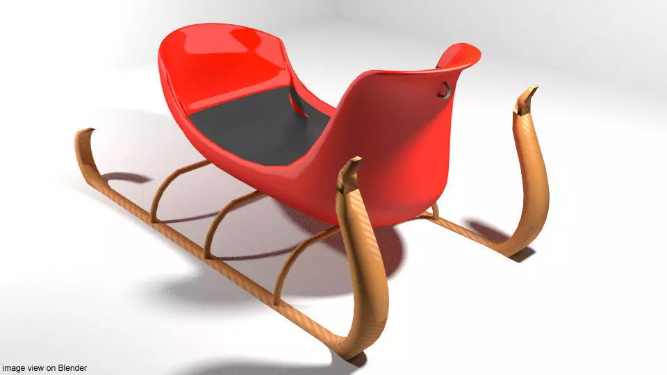Sled - type 5 3D model
