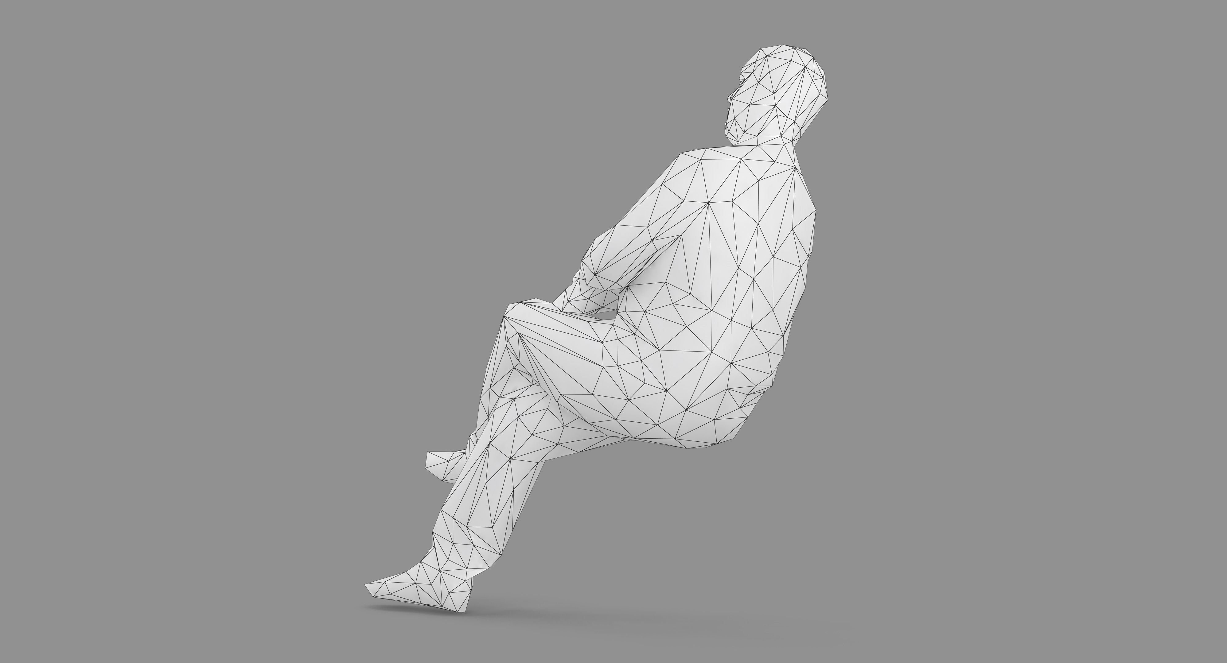 Man 1k 216 Low-poly 3D model_38