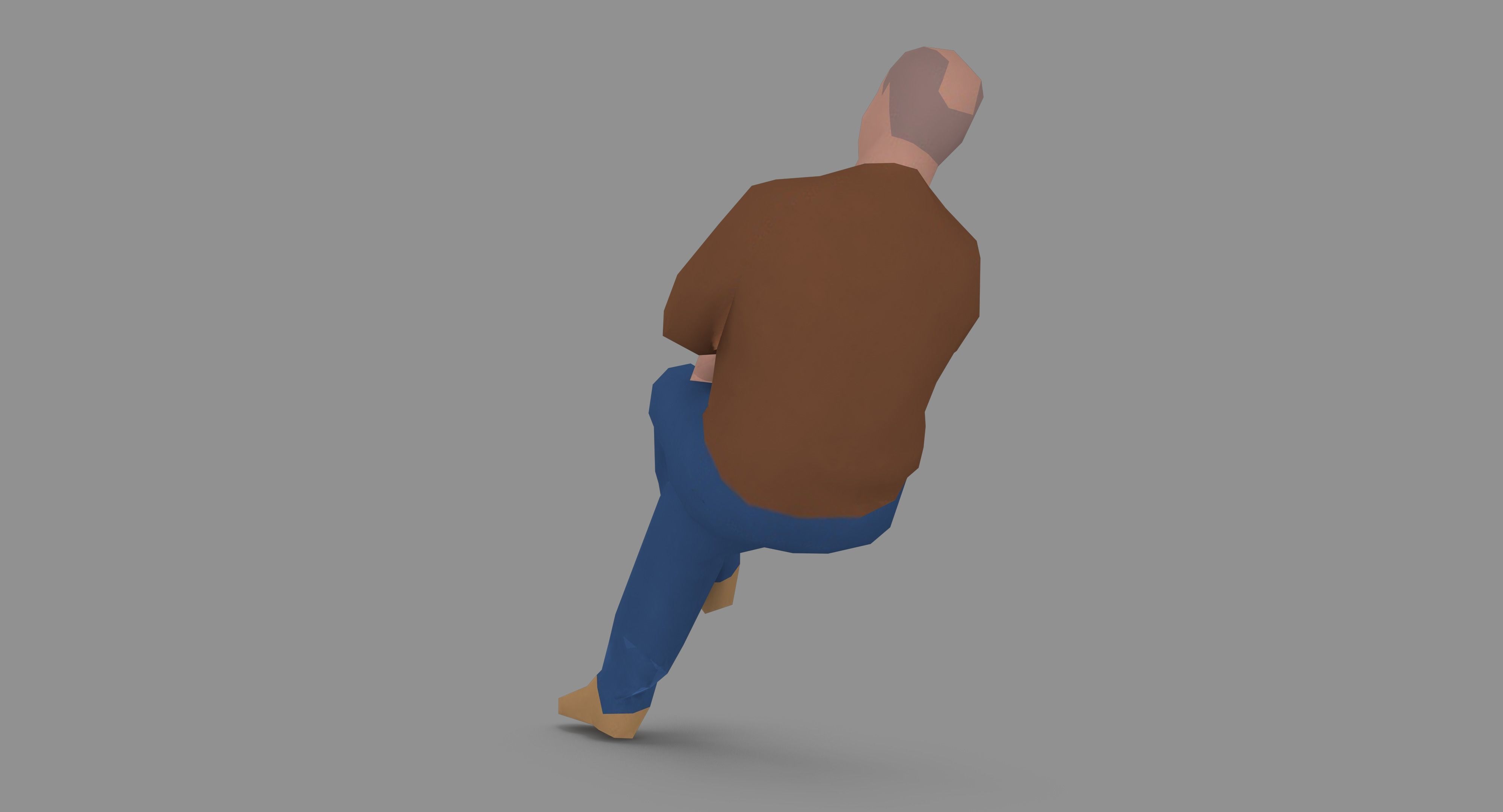 Man 1k 216 Low-poly 3D model_13