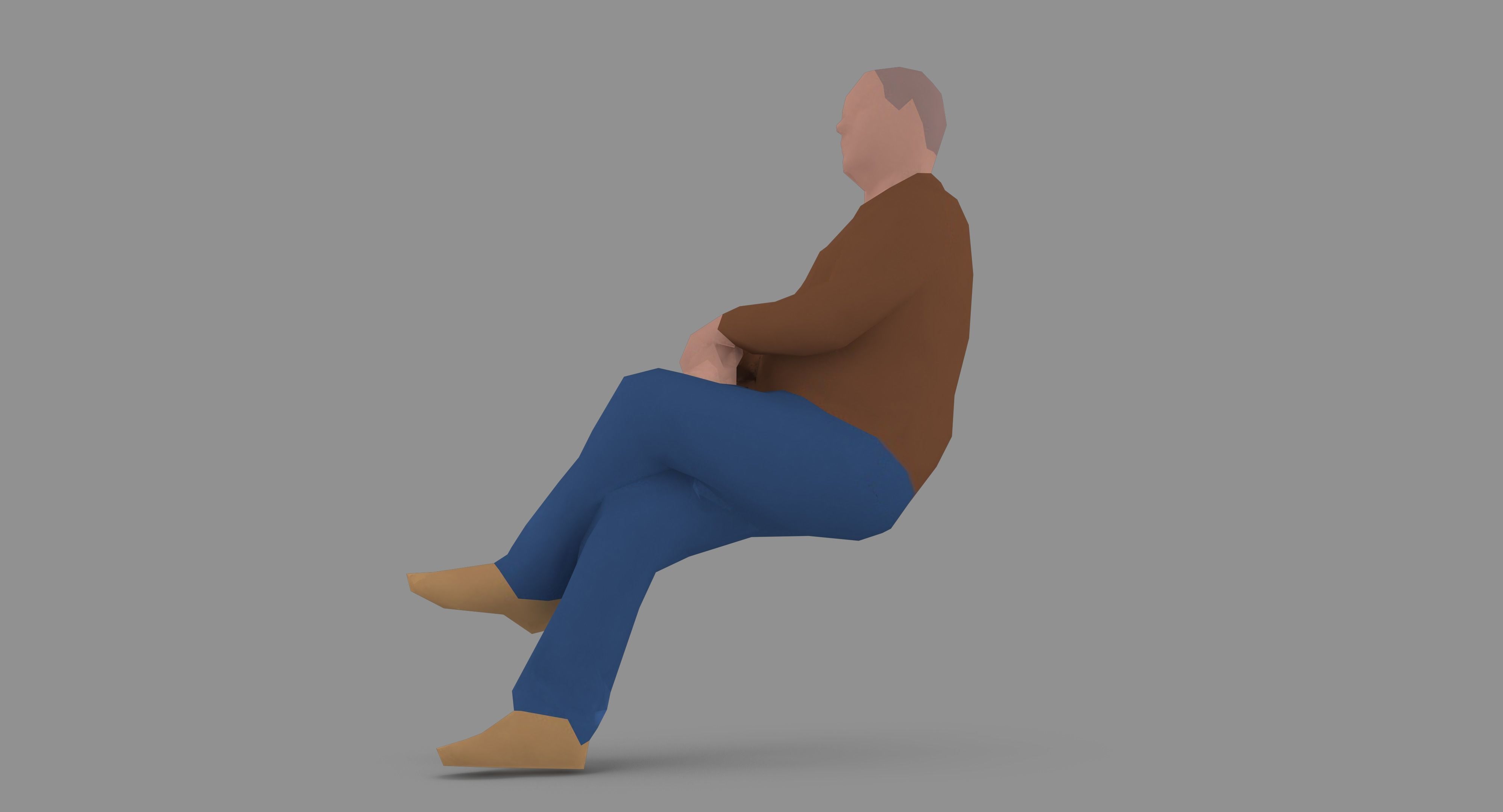 Man 1k 216 Low-poly 3D model_18