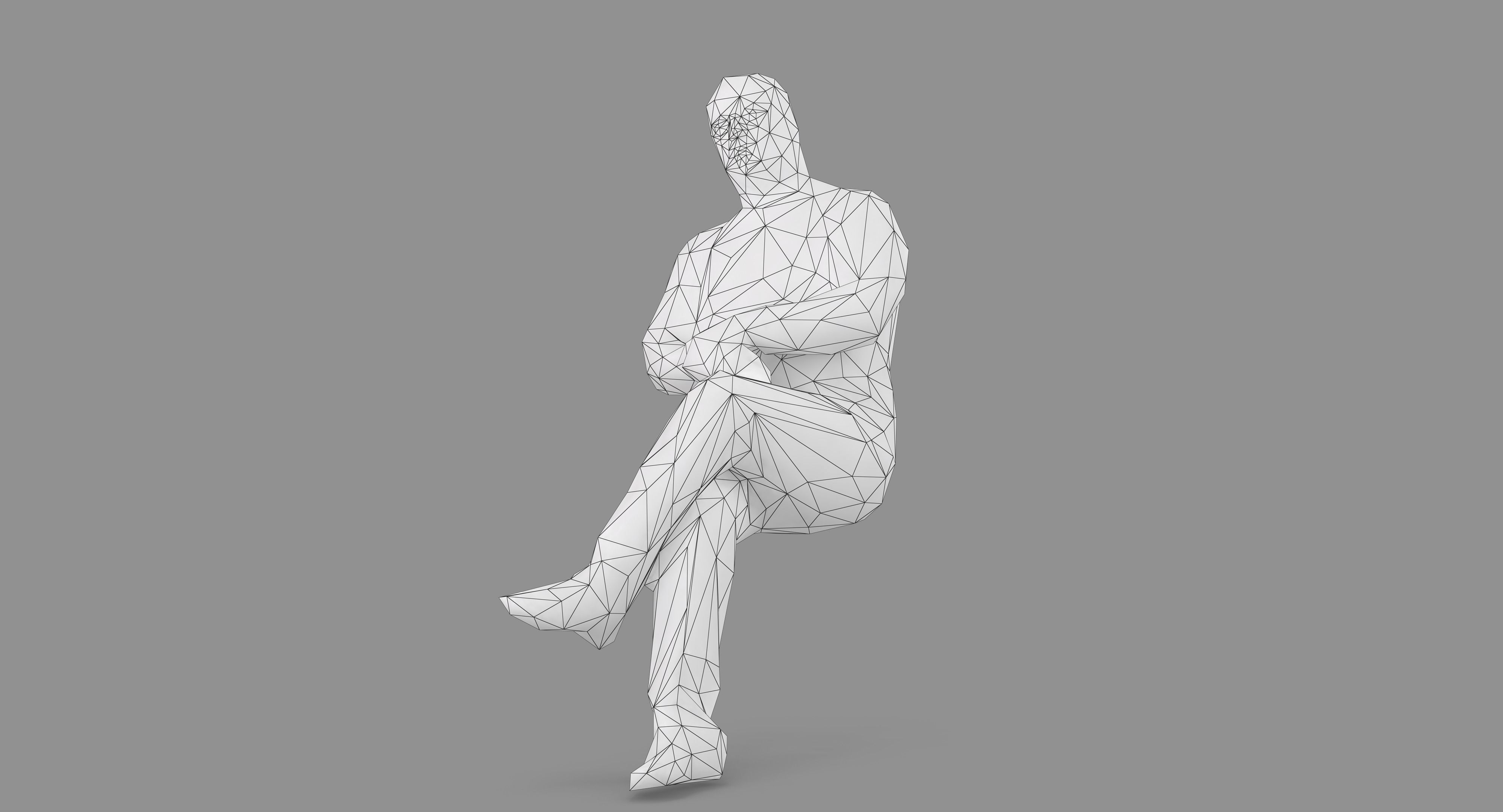 Man 1k 216 Low-poly 3D model_44