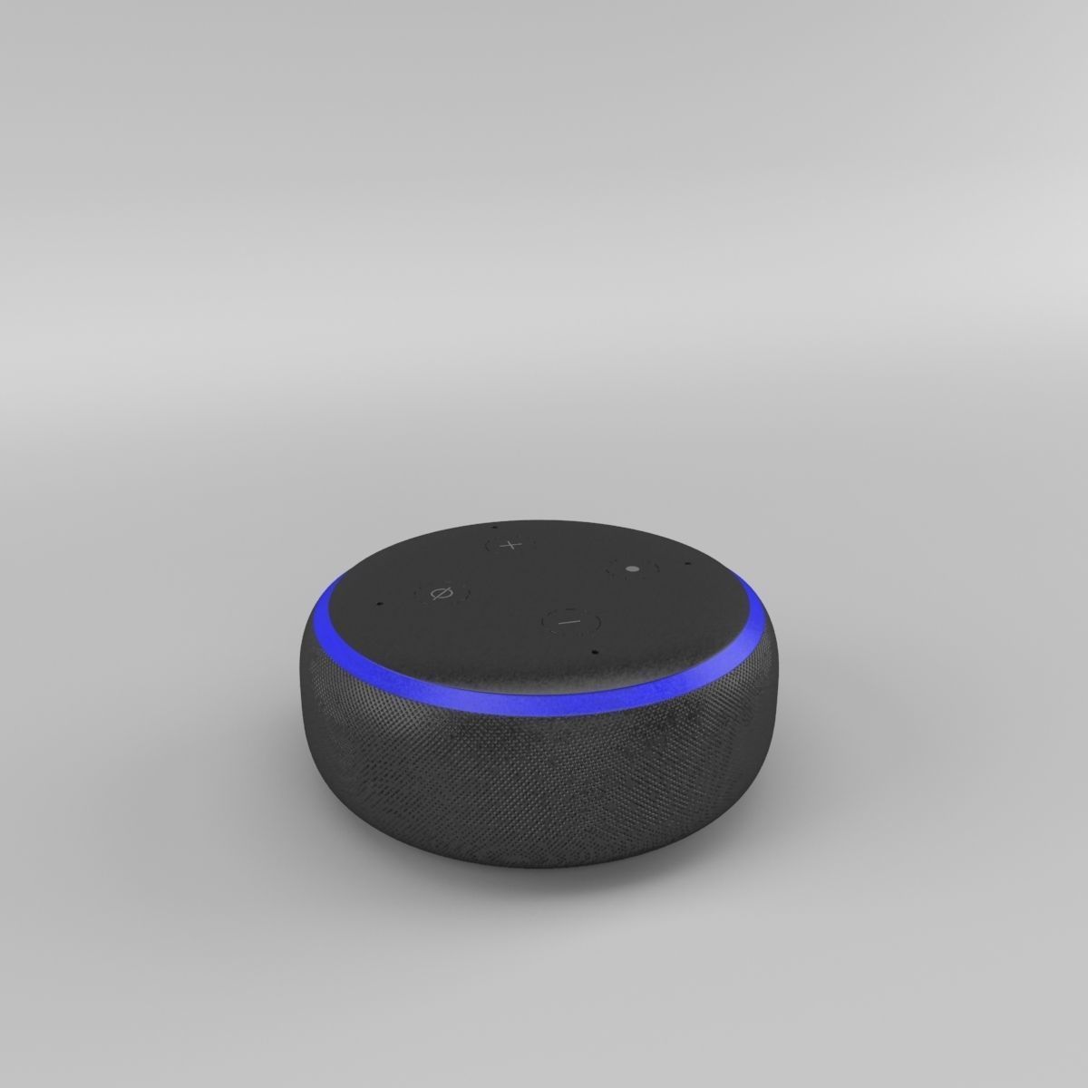 Amazon Echo Dot 3rd Generation 2018 - Charcoal 3D model | CGTrader