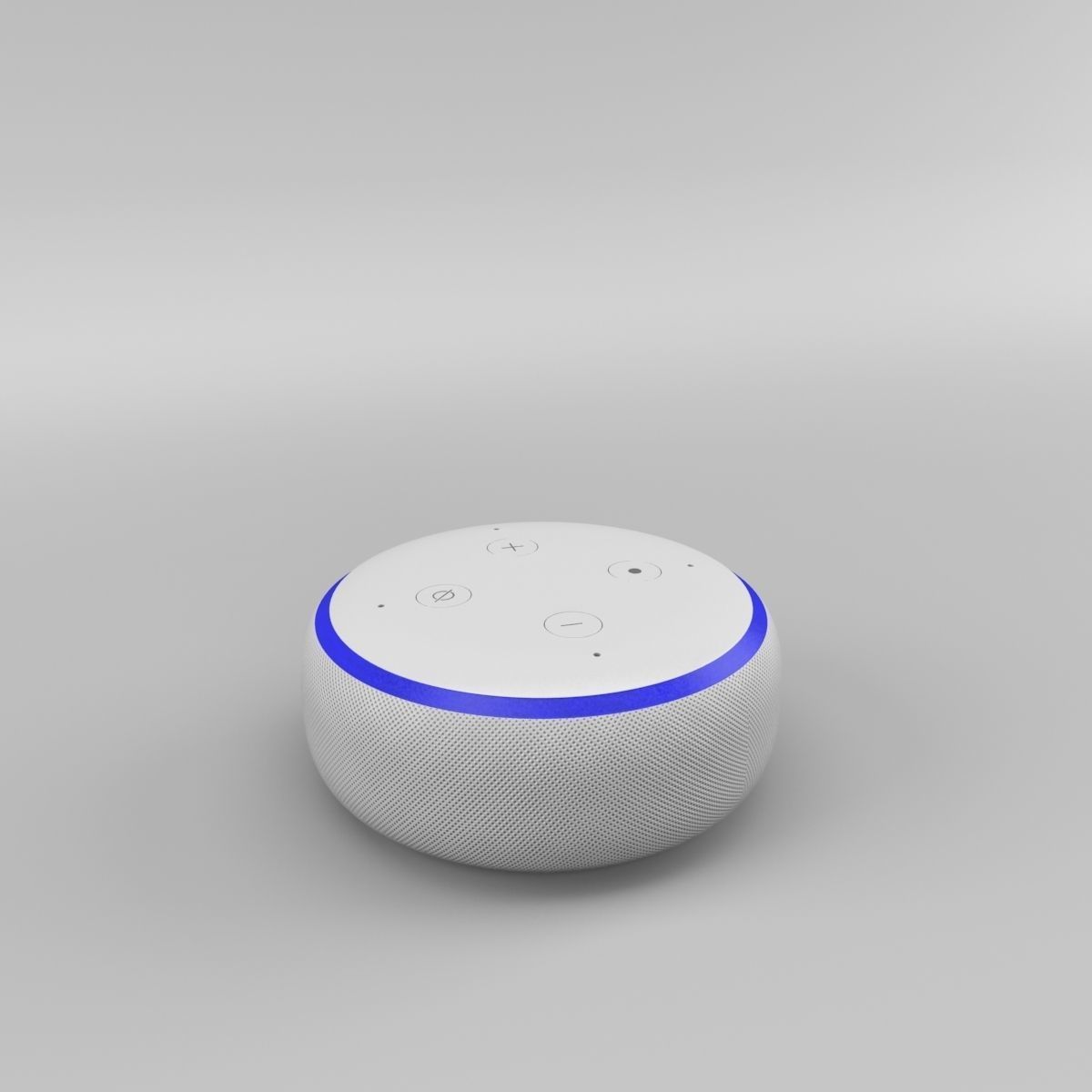 Amazon Echo Dot 3rd Generation 2018 - Sandstone 3D model_3