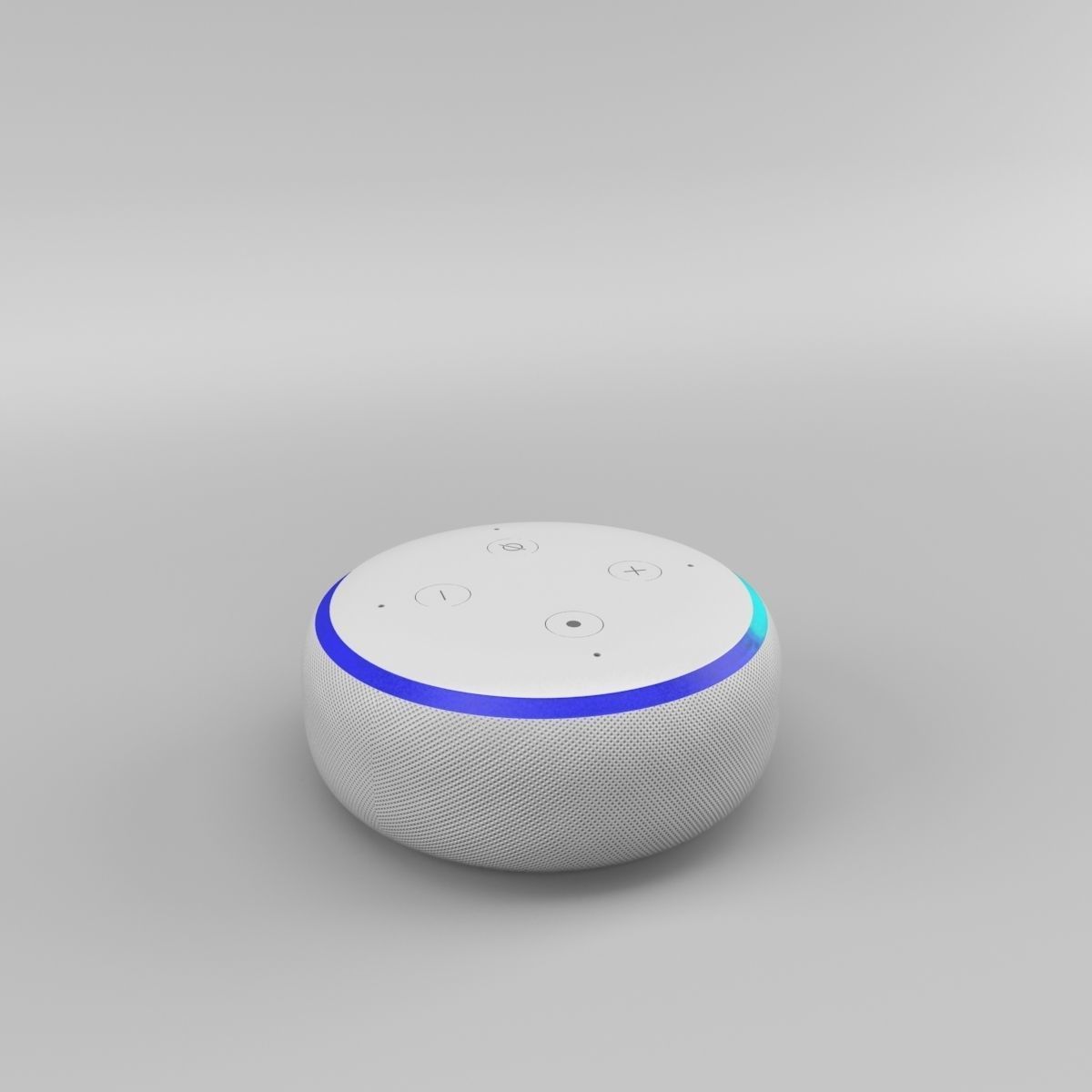 Amazon Echo Dot 3rd Generation 2018 - Sandstone 3D model_2