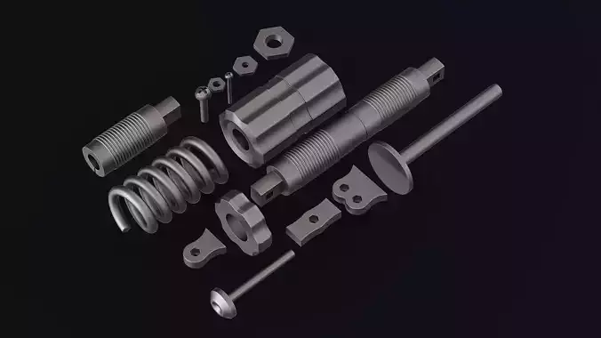 Suspension Kit 3D Model
