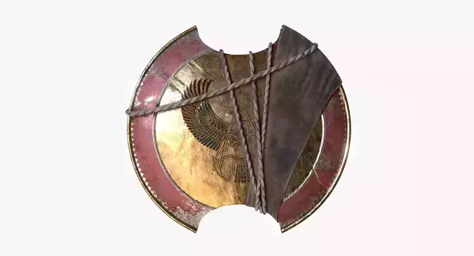 Bayek Shield - Fan Art Low-poly 3D model