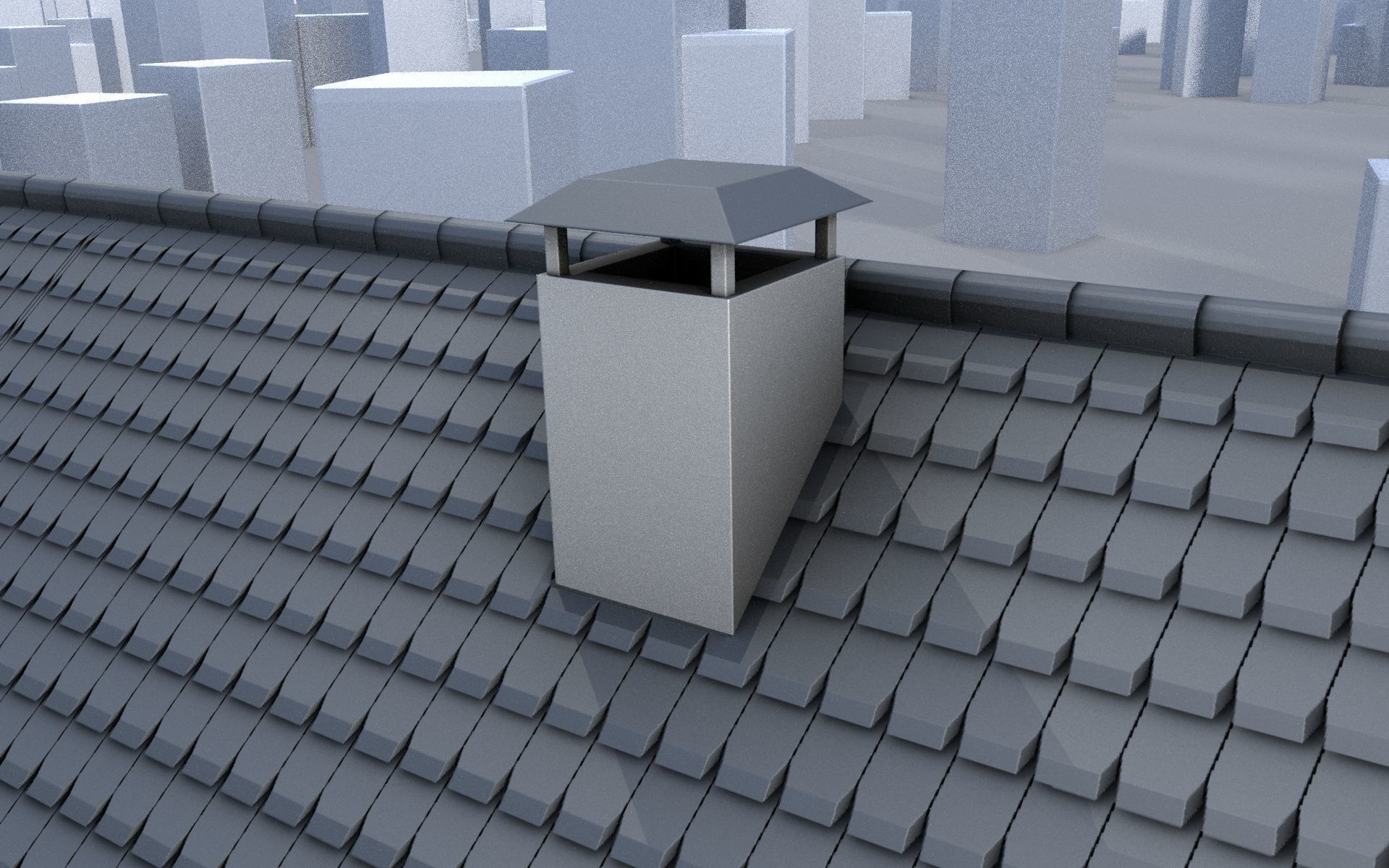 City Double Houses 3D Model Collection_558