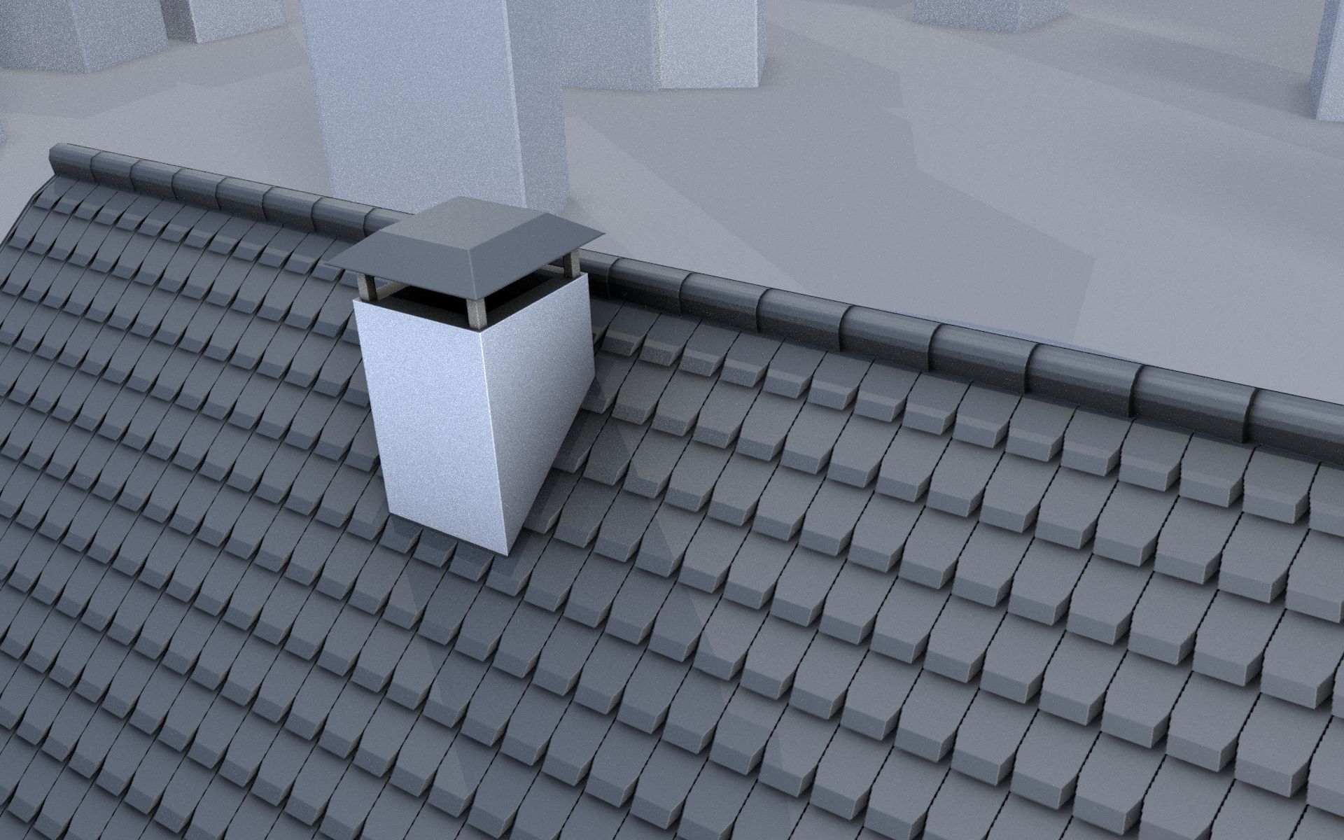 City Double Houses 3D Model Collection_315