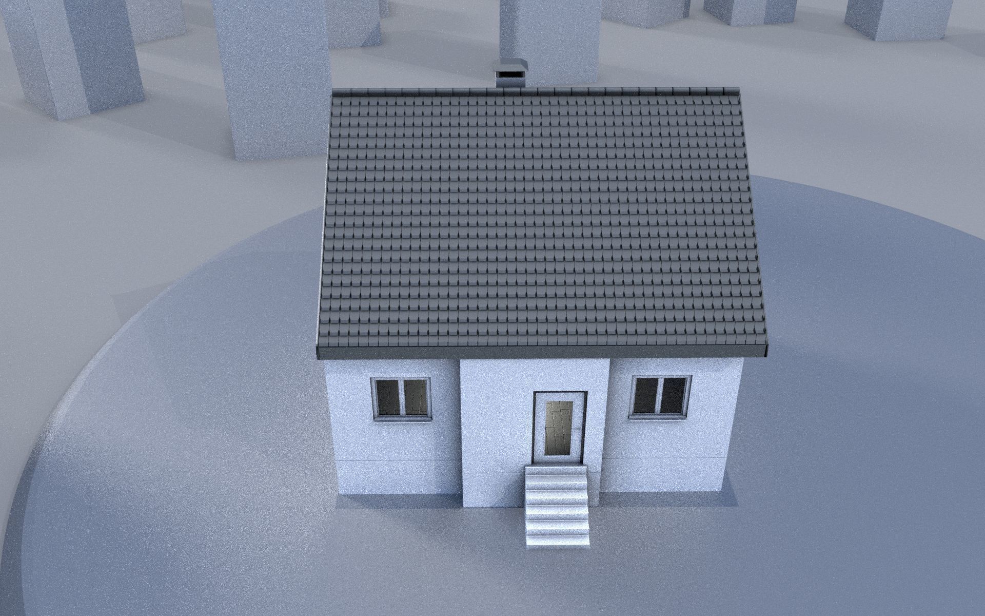 City Double Houses 3D Model Collection_365