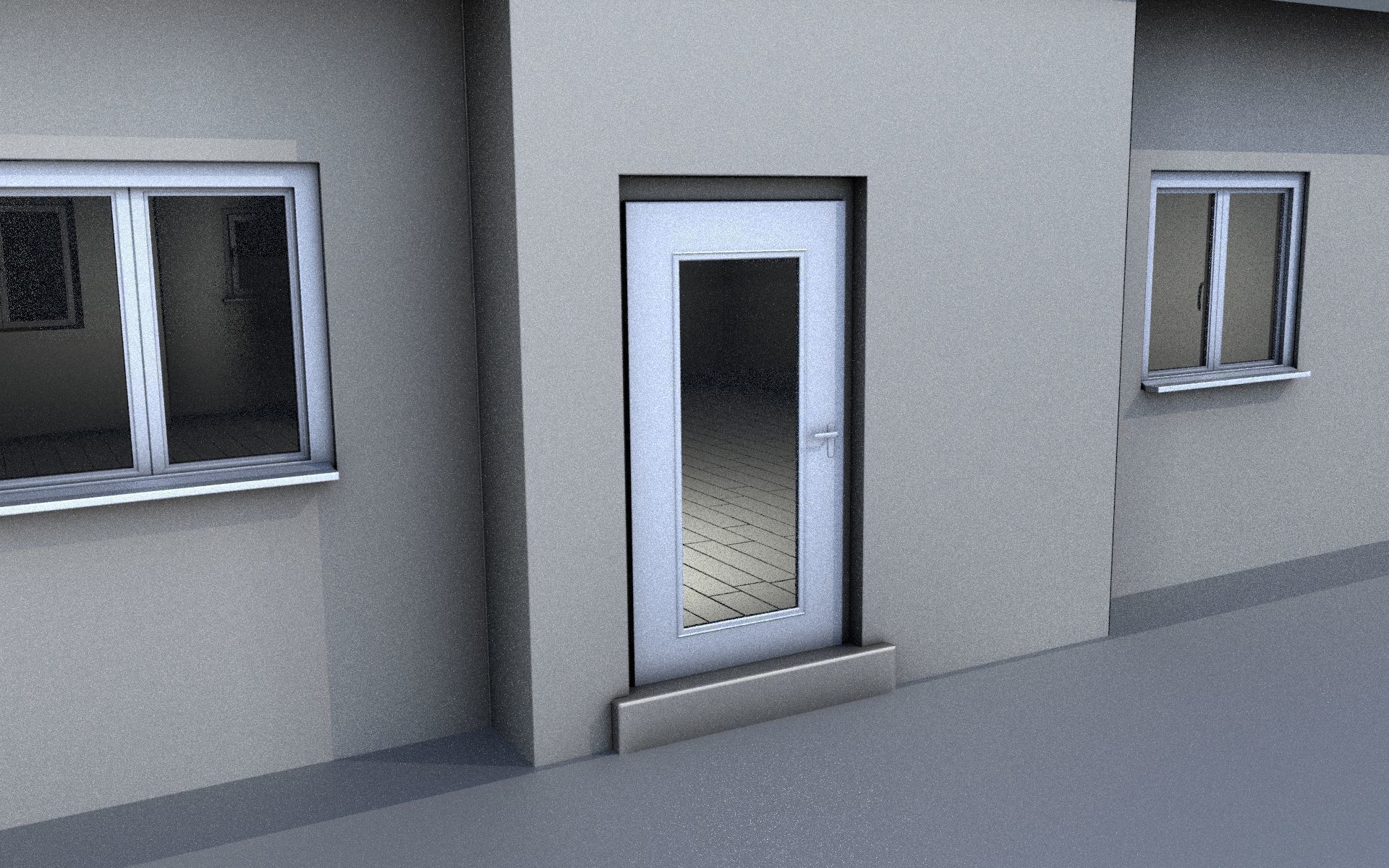 City Double Houses 3D Model Collection_467