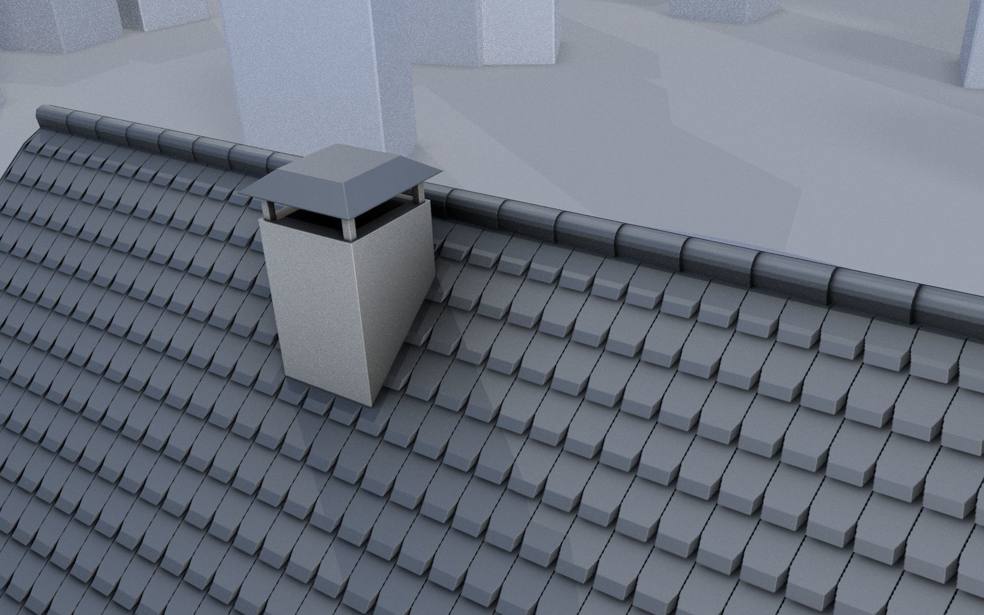 City Double Houses 3D Model Collection_437