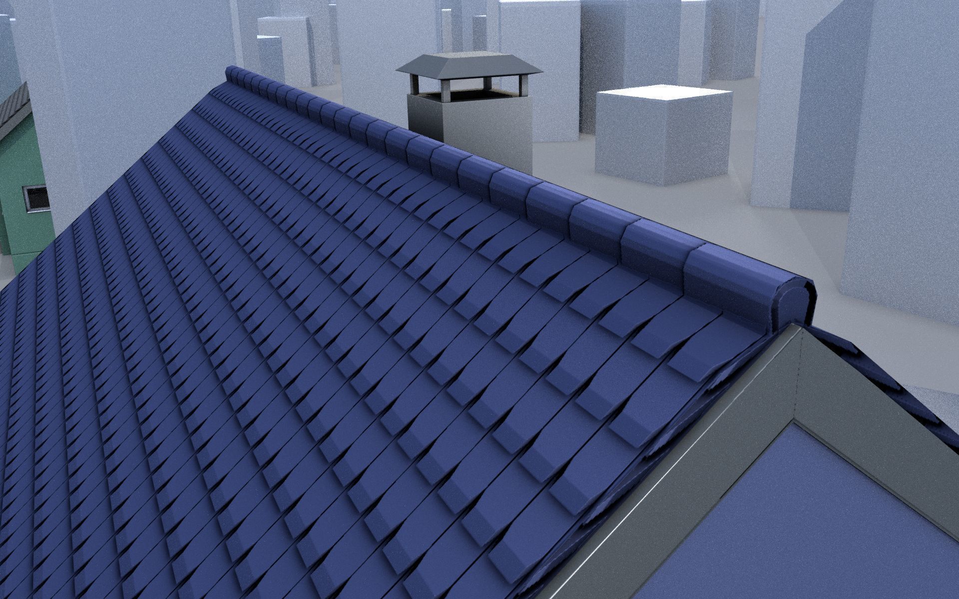 City Double Houses 3D Model Collection_621