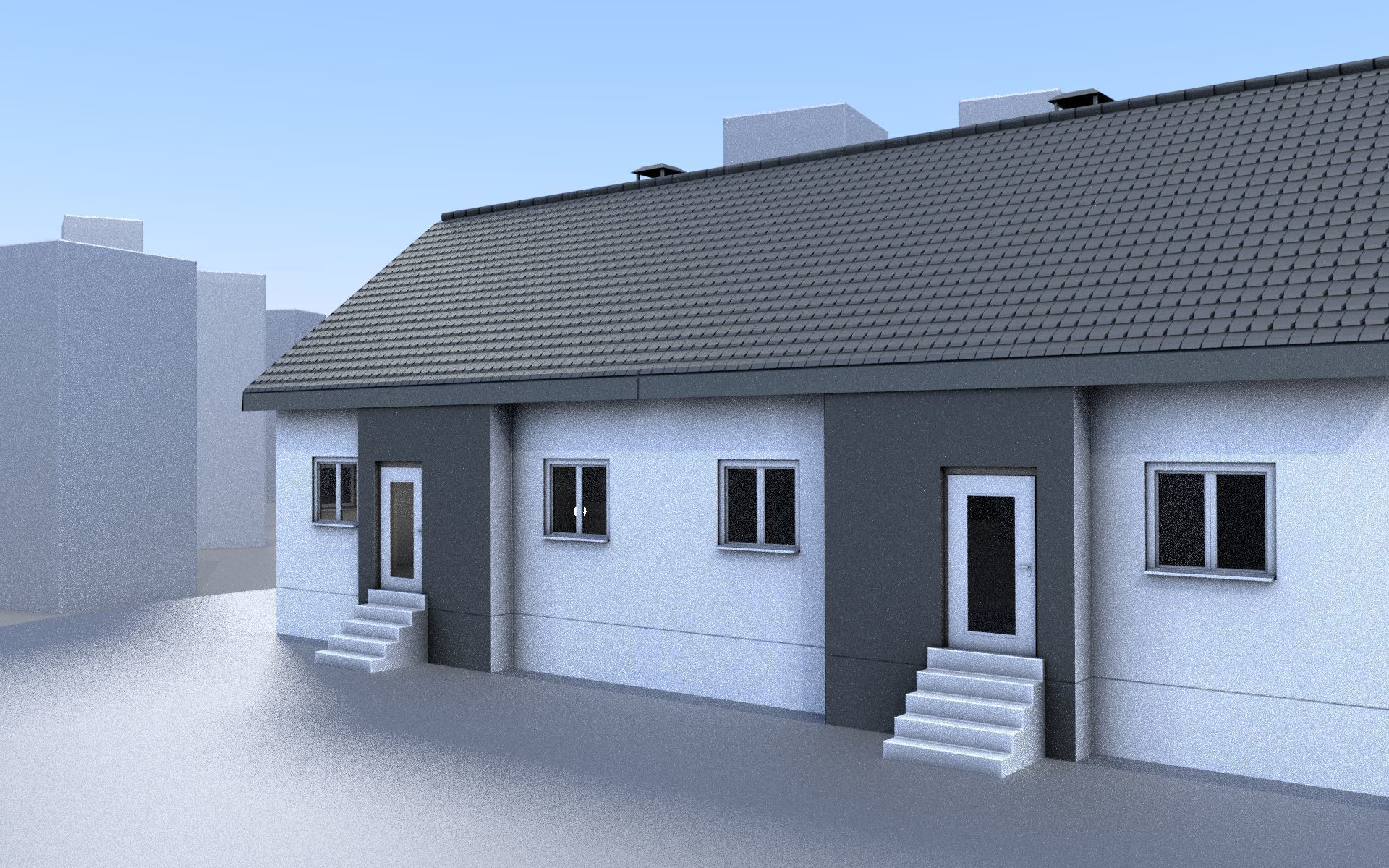 City Double Houses 3D Model Collection_327