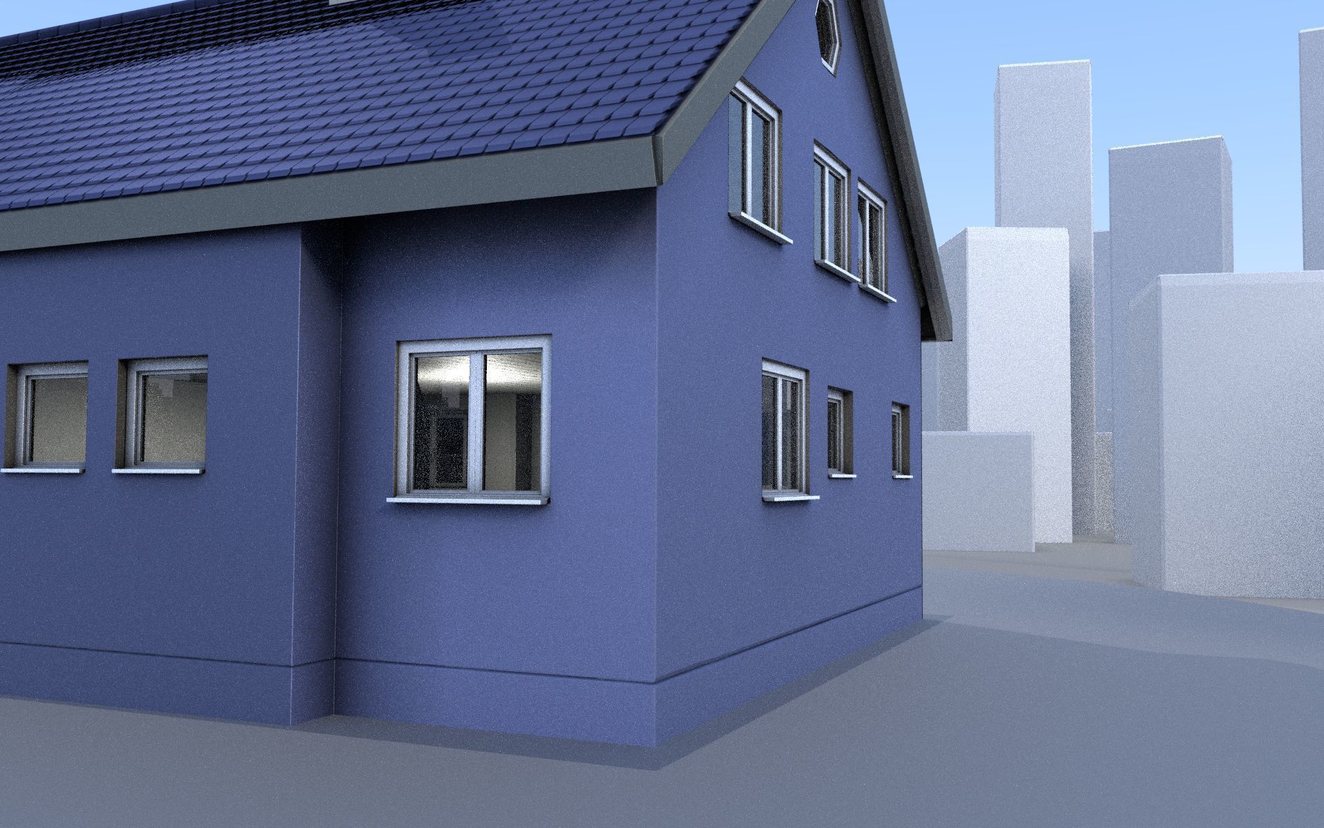 City Double Houses 3D Model Collection_661