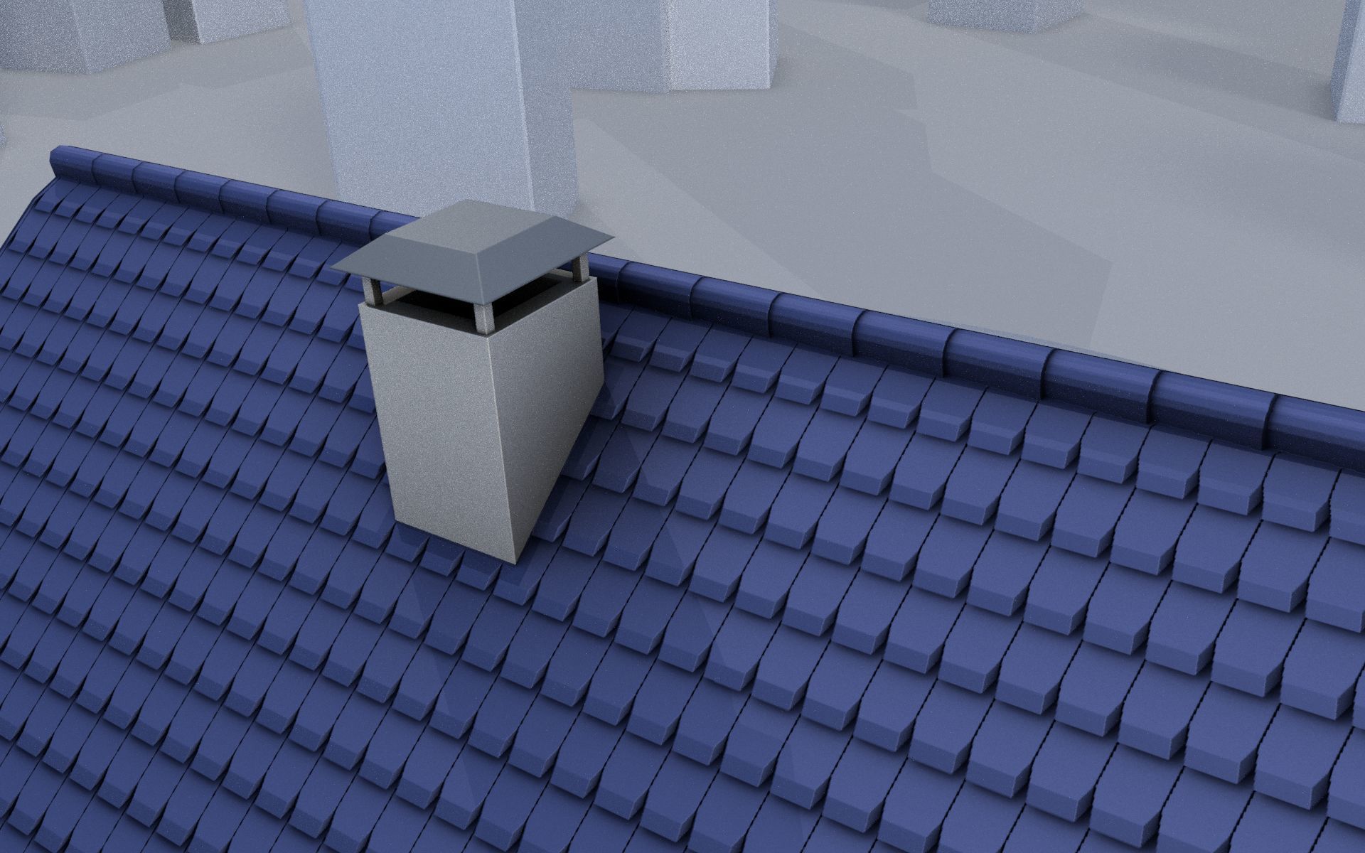 City Double Houses 3D Model Collection_619