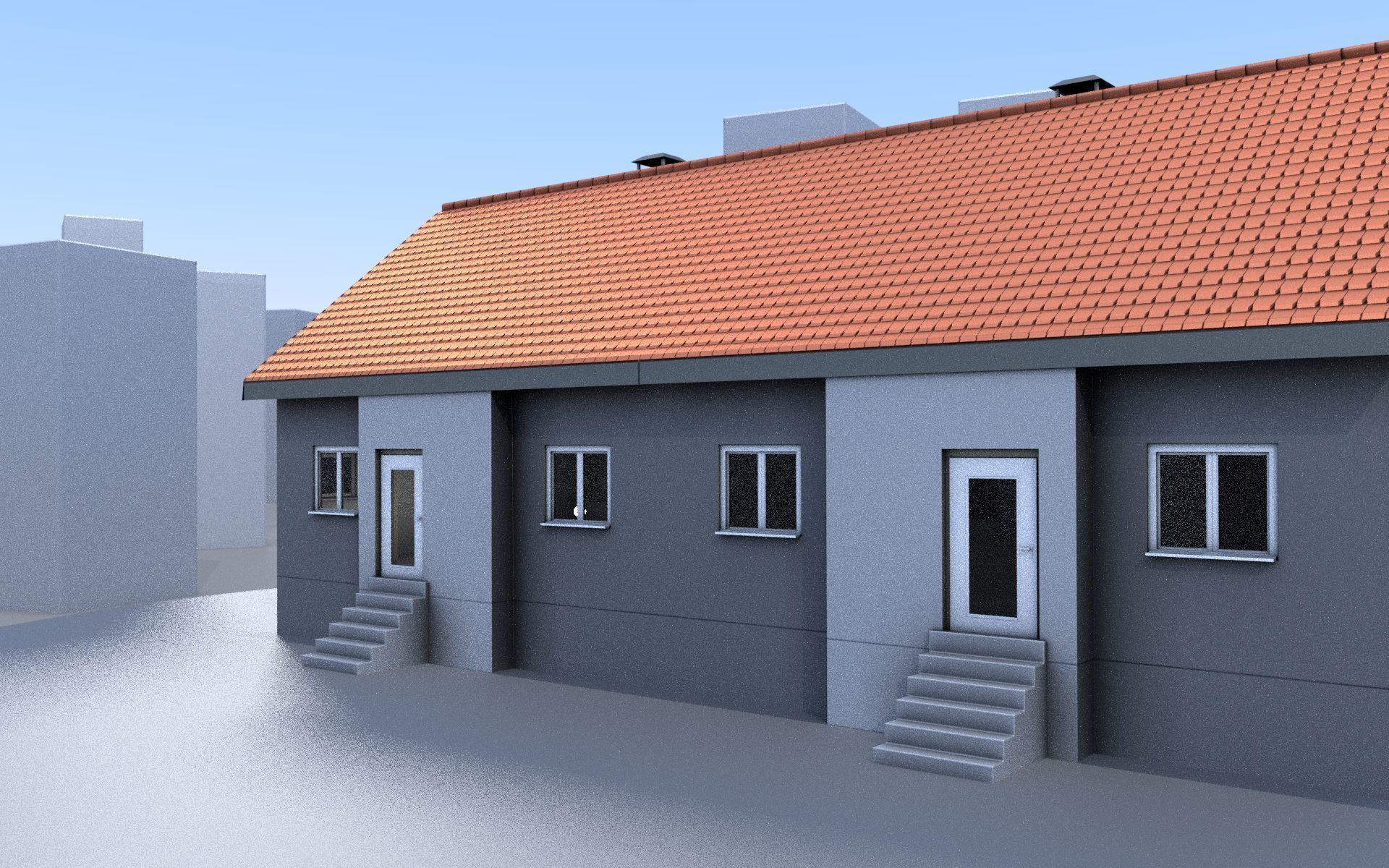 City Double Houses 3D Model Collection_37