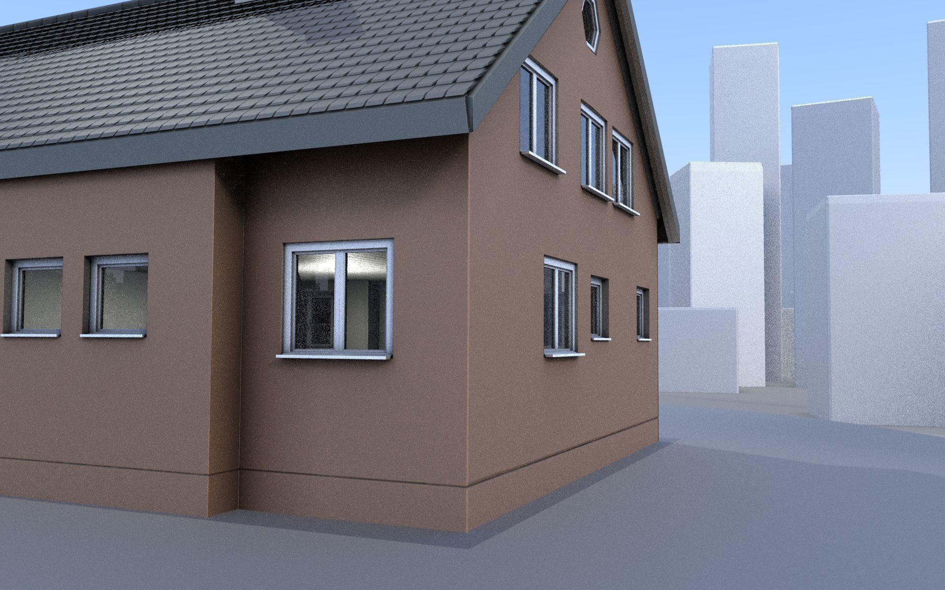 City Double Houses 3D Model Collection_580