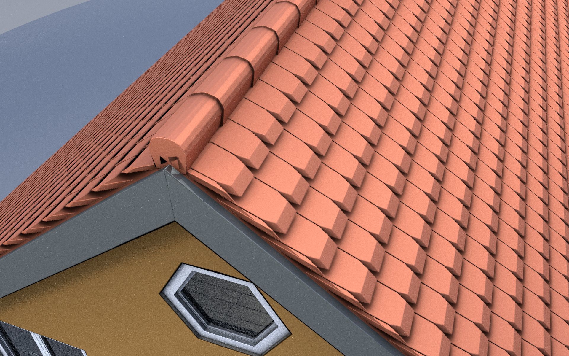 City Double Houses 3D Model Collection_140