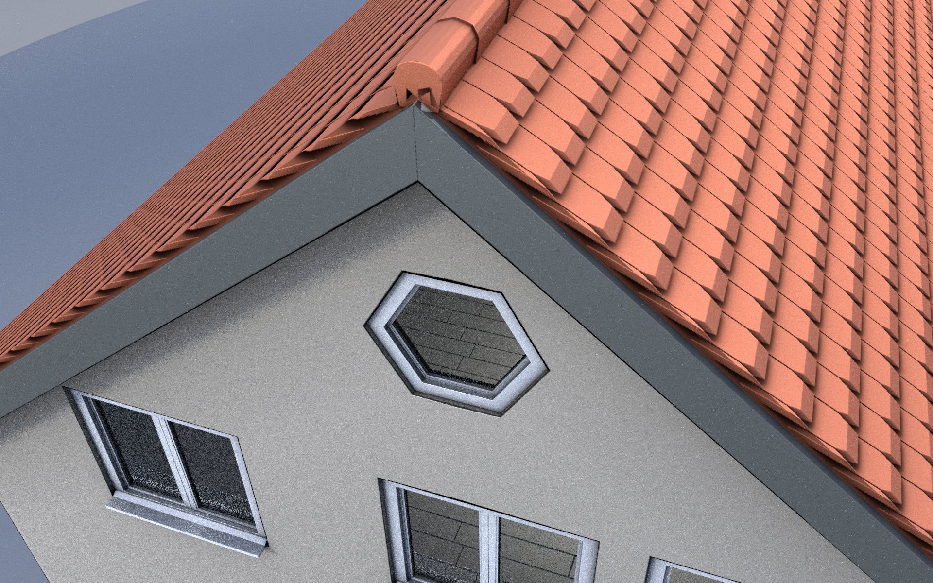 City Double Houses 3D Model Collection_217