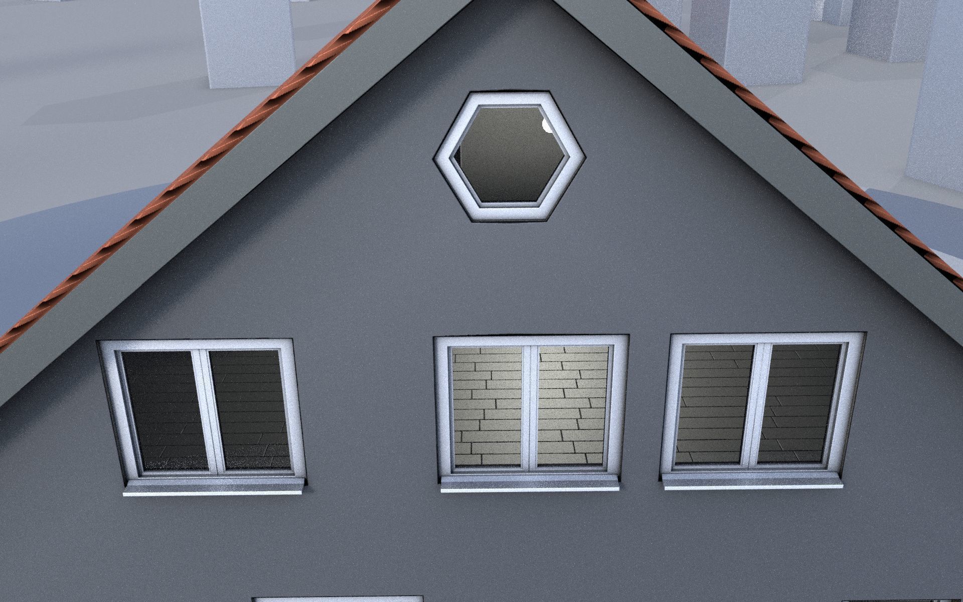 City Double Houses 3D Model Collection_15