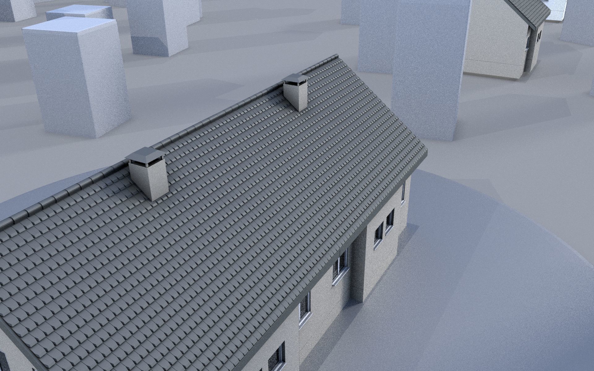 City Double Houses 3D Model Collection_462