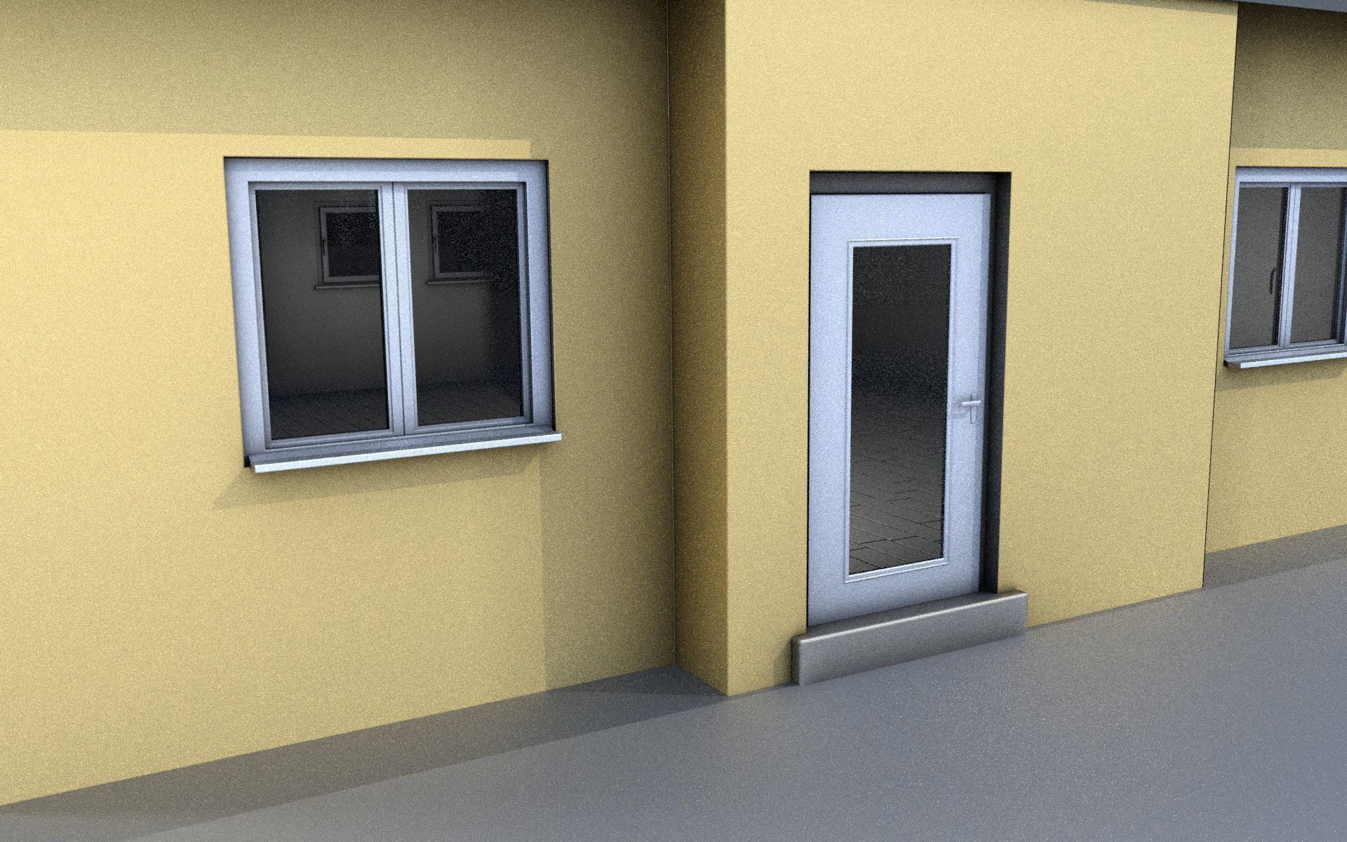 City Double Houses 3D Model Collection_519