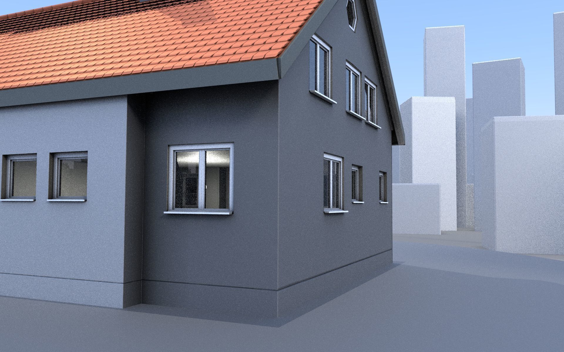 City Double Houses 3D Model Collection_97