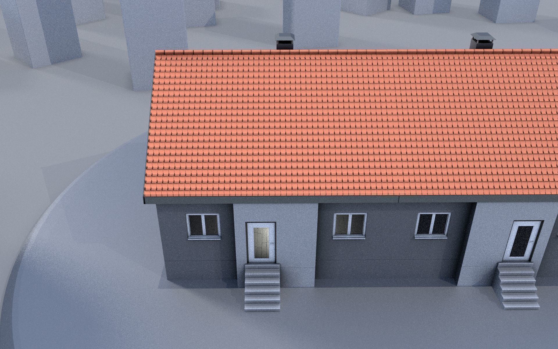 City Double Houses 3D Model Collection_63