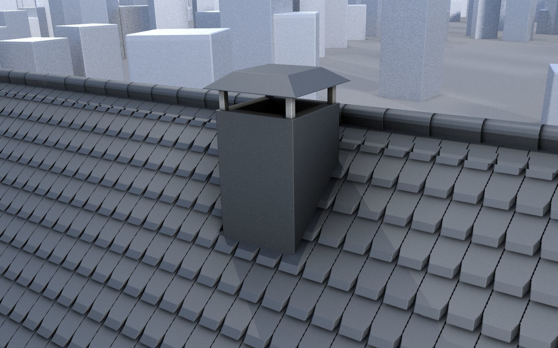 City Double Houses 3D Model Collection_331