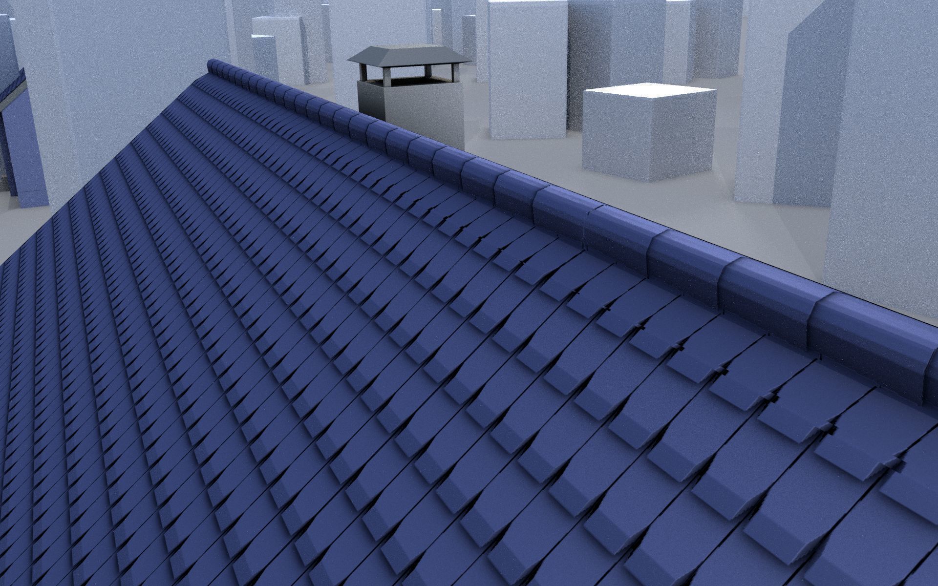 City Double Houses 3D Model Collection_664